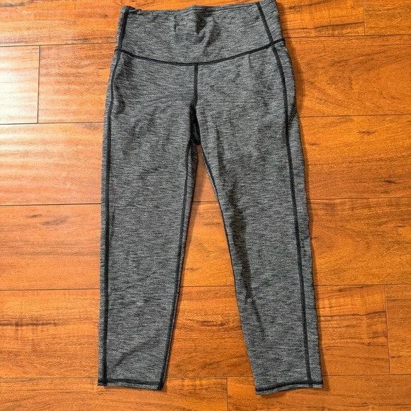 Athleta Athleta Heather Charcoal Leggings Sz Small S Size 24" / US 00 / IT 34 - 2 Thumbnail