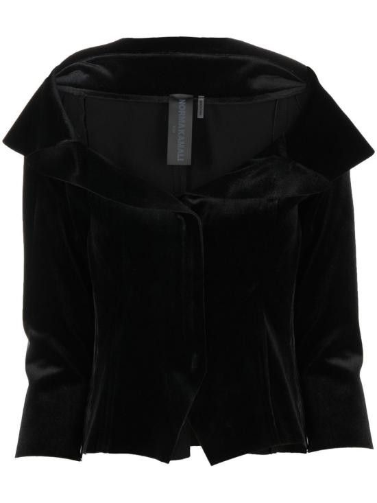 Norma Kamali NORMA KAMALI Women Jackets ST4224VE895 001 Black Size M / US 6-8 / IT 42-44 - 1 Thumbnail