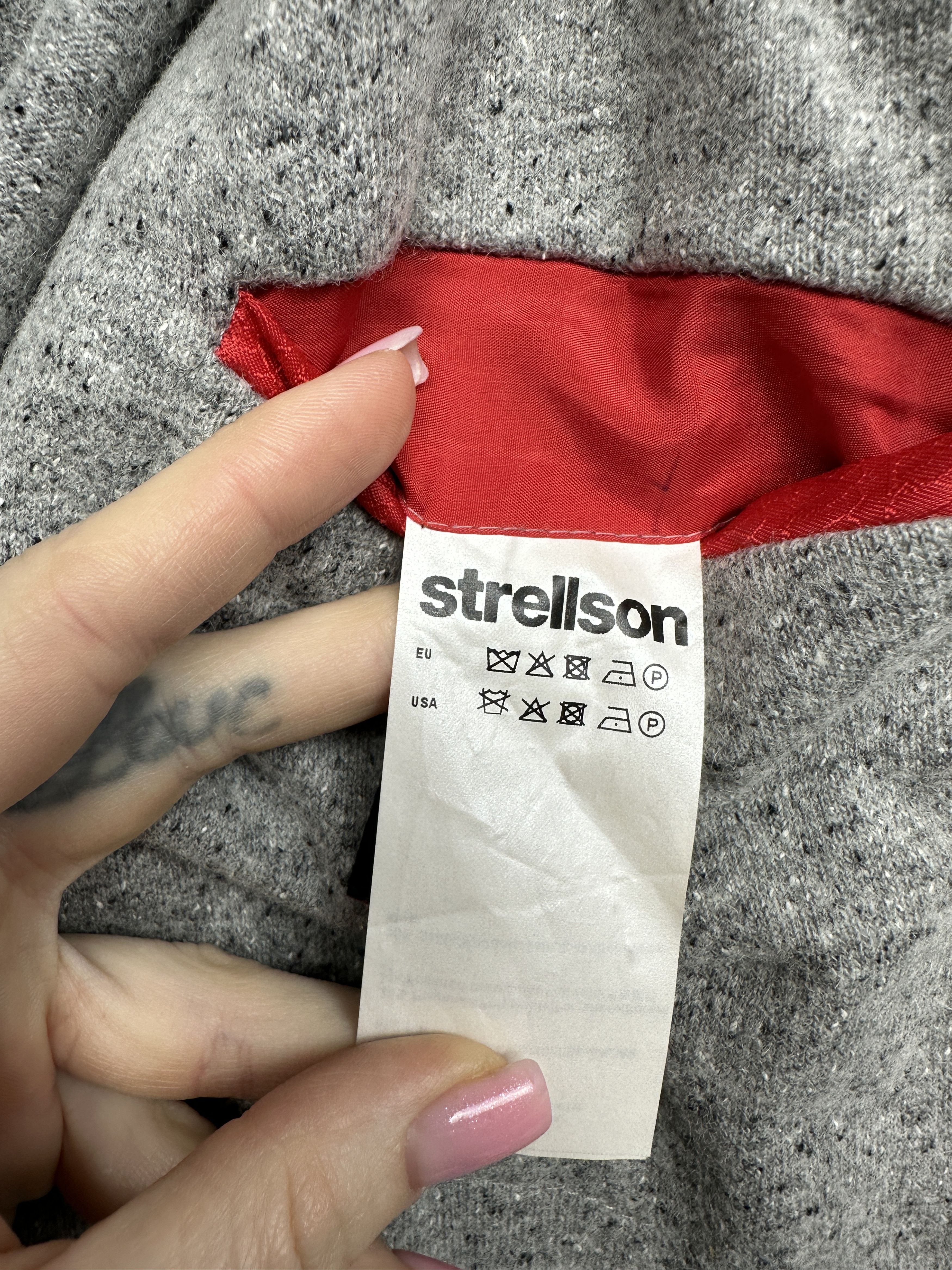 Strellson Strellson Mens Wool-Silk Blazer Jacket Size US L / EU 52-54 / 3 - 4 Thumbnail