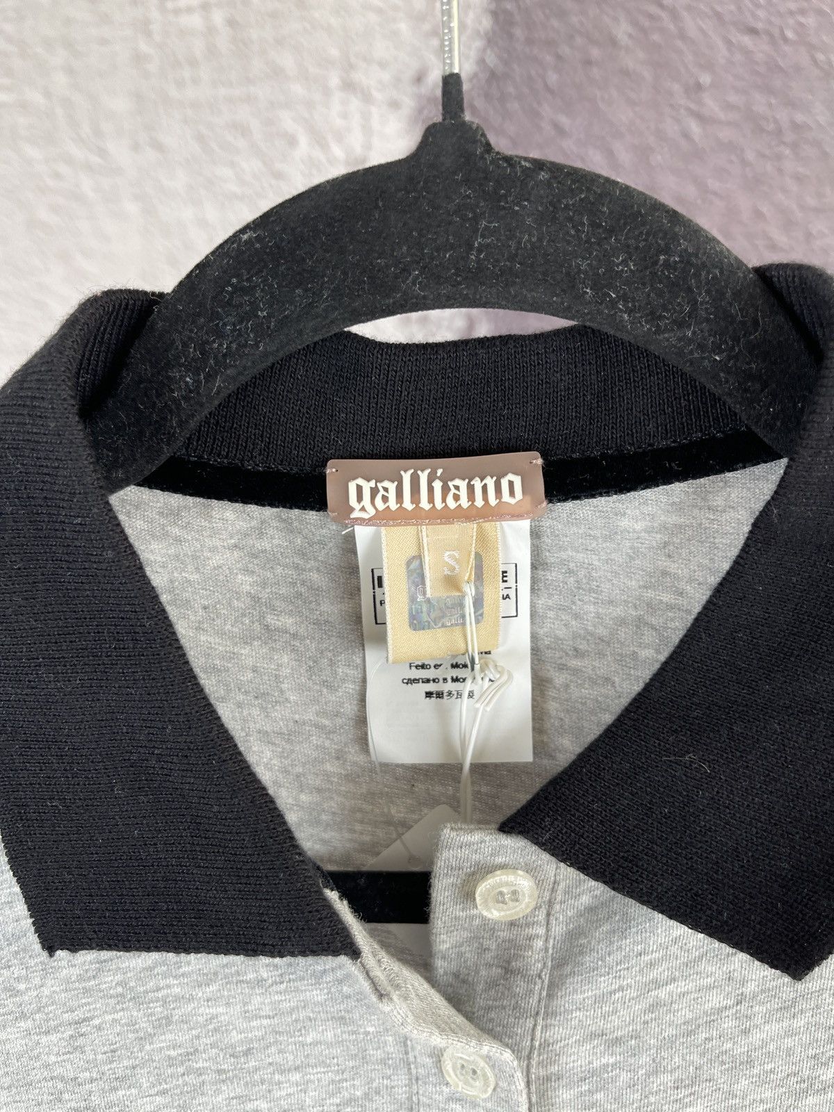 John Galliano John Galliano Newspaper Polo YOU SAID IT BETTER THAN ALL Size S / US 4 / IT 40 - 7 Thumbnail