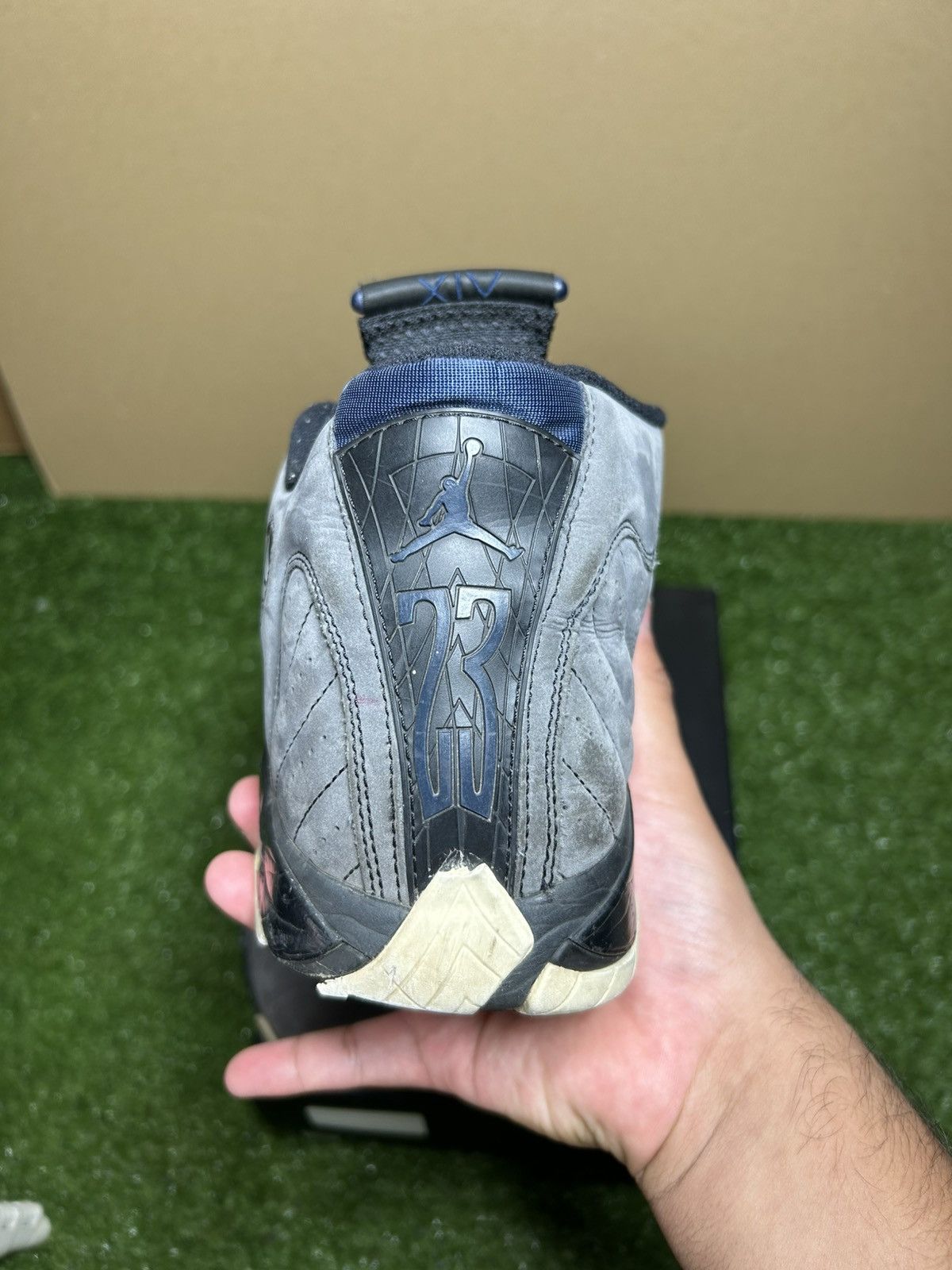 Jordan Brand Jordan 14 Wolf Grey Size US 10 / EU 43 - 3 Thumbnail