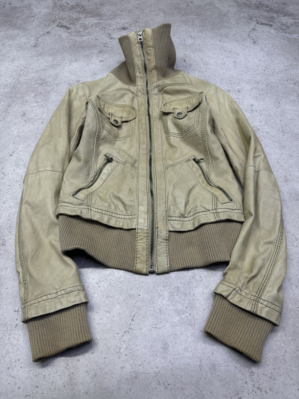 Hedi Slimane Vintage Lesco Leather Jacket Hedi Slimane | Grailed