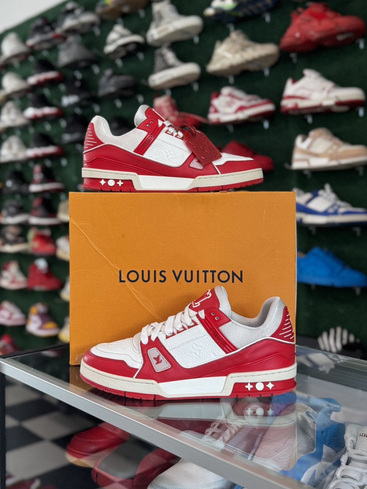 Louis Vuitton Trainer White Red ‘Product Red’