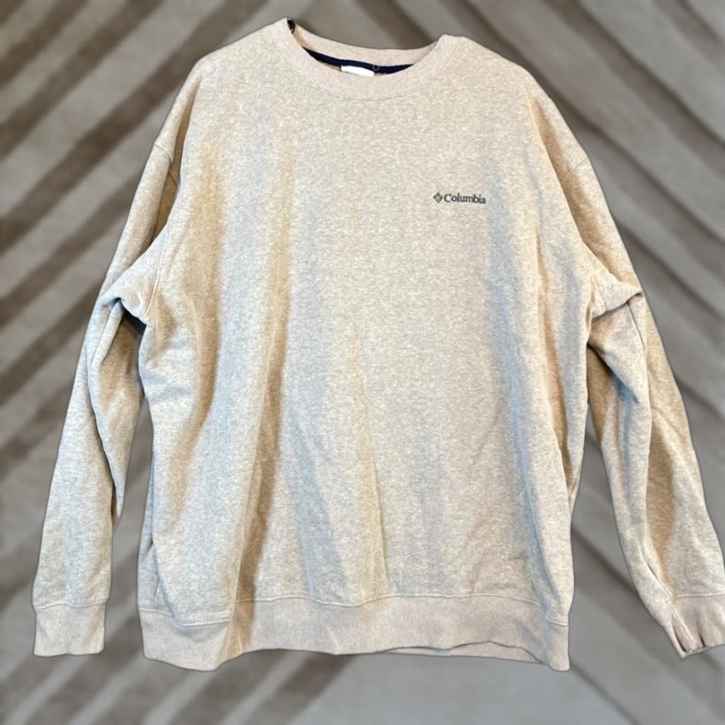 Vintage Columbia Sweatshirt Mens Beige Hart Mountain II Crew Neck Long Sleeve 2XL Pullover Casual Warmth Relaxed Fit Pullover Knit Fleeceactive/Lounge Size US XXL / EU 58 / 5 - 1 Thumbnail