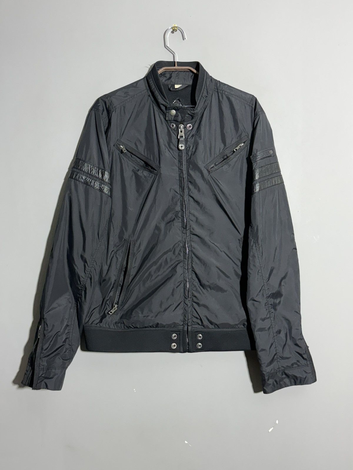 Diesel Vintage Y2k Diesel Nylon Bomber Jacket size XL Size US XL / EU 56 / 4 - 1 Thumbnail