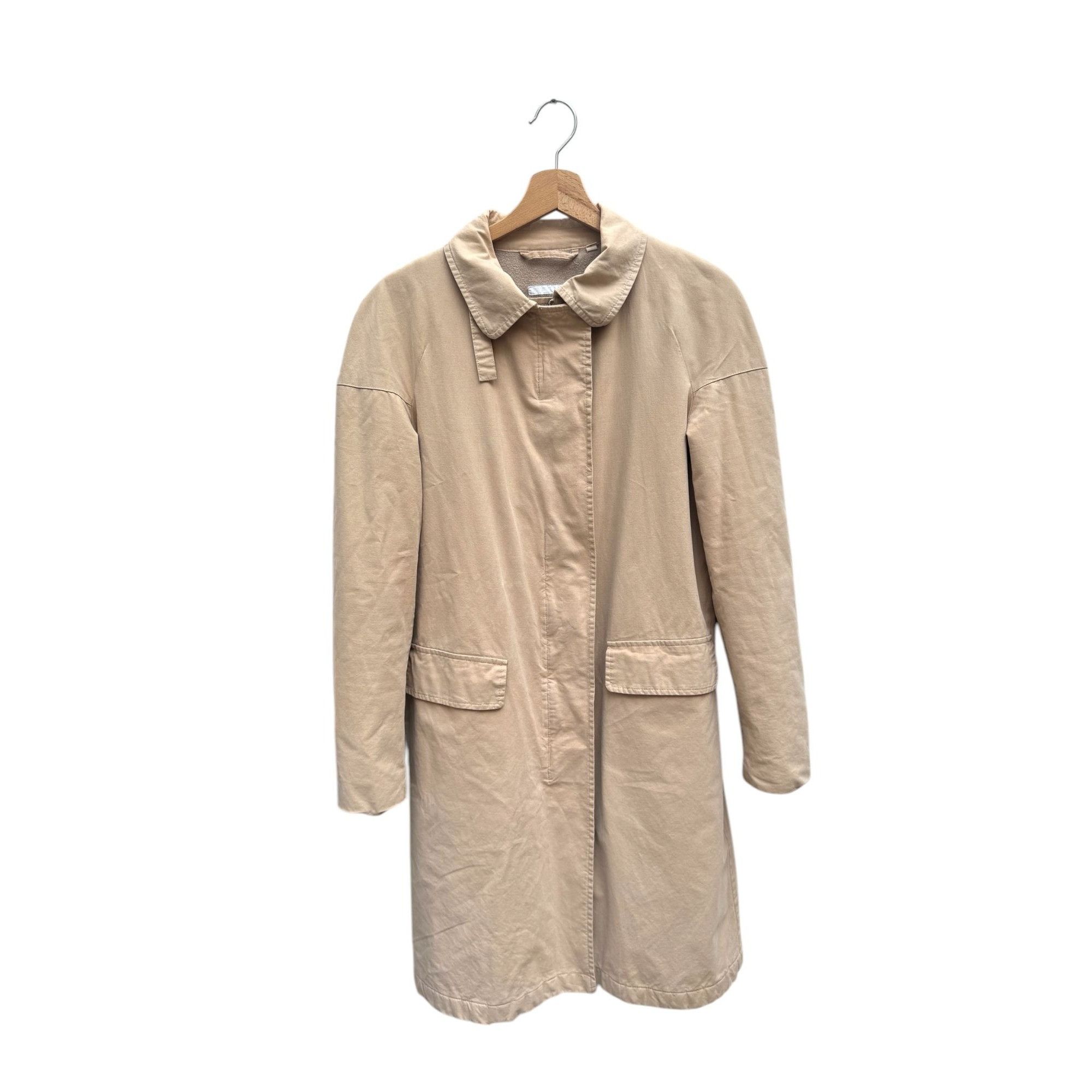 Helmut Lang 1999 Beige Straps Coat Size M / US 6-8 / IT 42-44 - 1 Thumbnail
