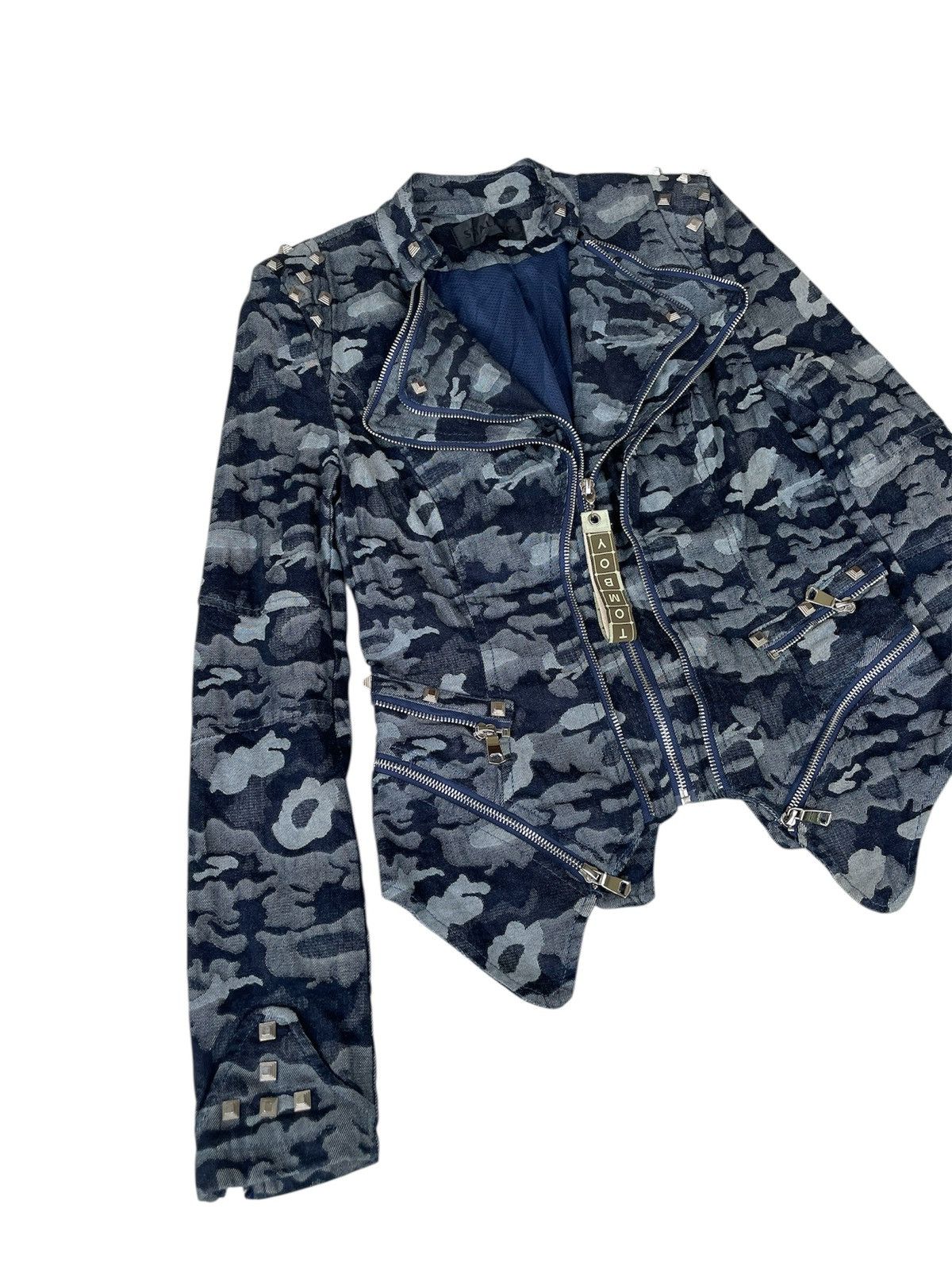 If Six Was Nine Shalang camo Biker Jacket Size US M / EU 48-50 / 2 - 3 Thumbnail