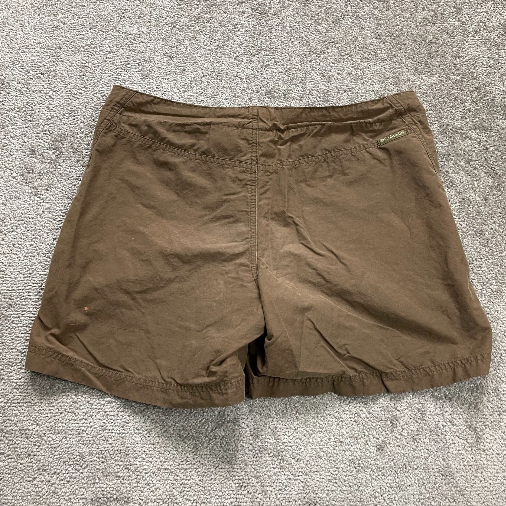 Vintage Columbia Bermuda Shorts Womens Medium Brown Cotton Nylon Casual Outdoor Active Size 32" / US 10 / IT 46 - 2 Thumbnail