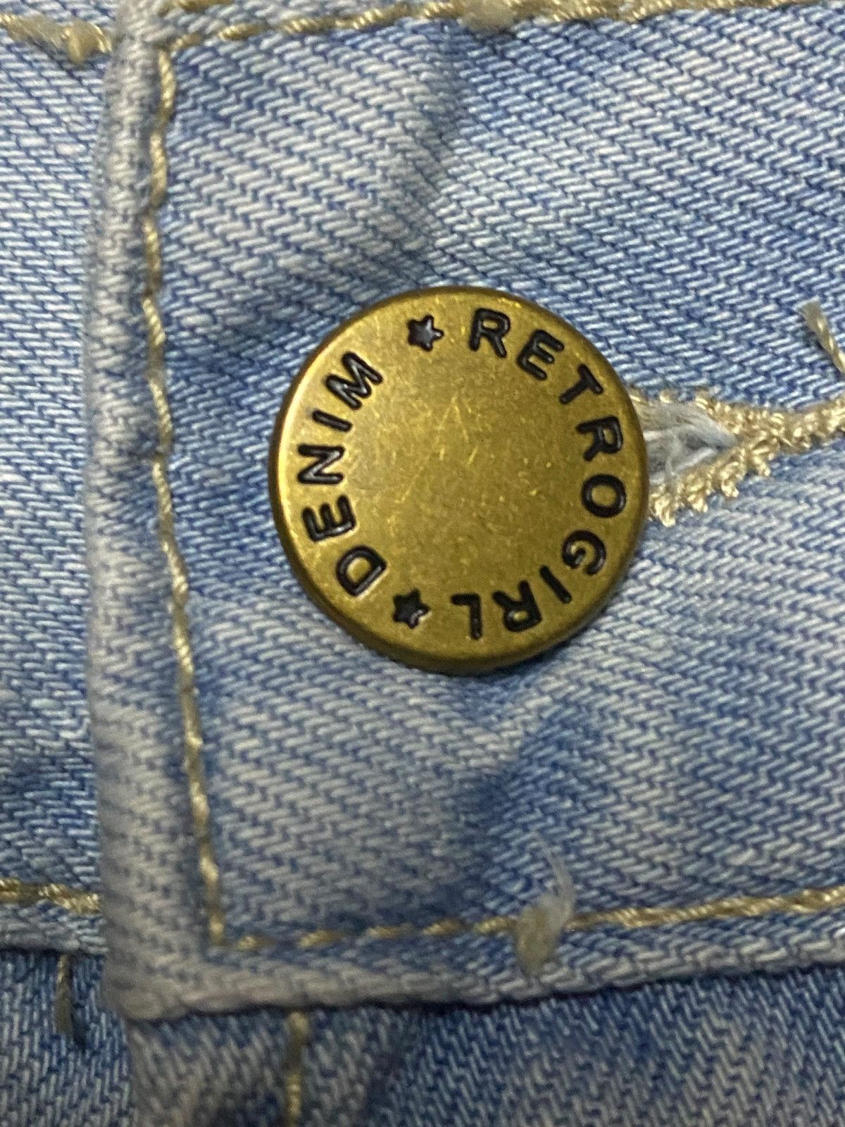 Japanese Brand Rare Vintage Japanese Brand Retro Girl Patched Jeans Size 30" / US 8 / IT 44 - 10 Thumbnail