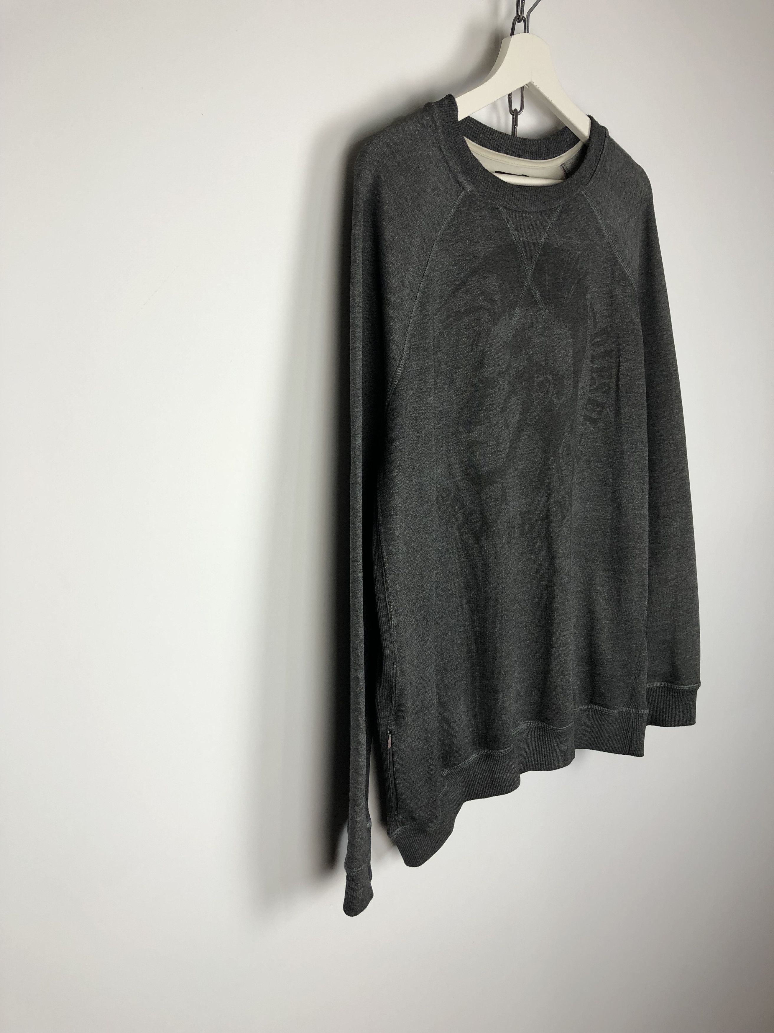 Diesel Diesel Sweatshirt Crewneck Center Logo Gray size M Size US M / EU 48-50 / 2 - 5 Thumbnail
