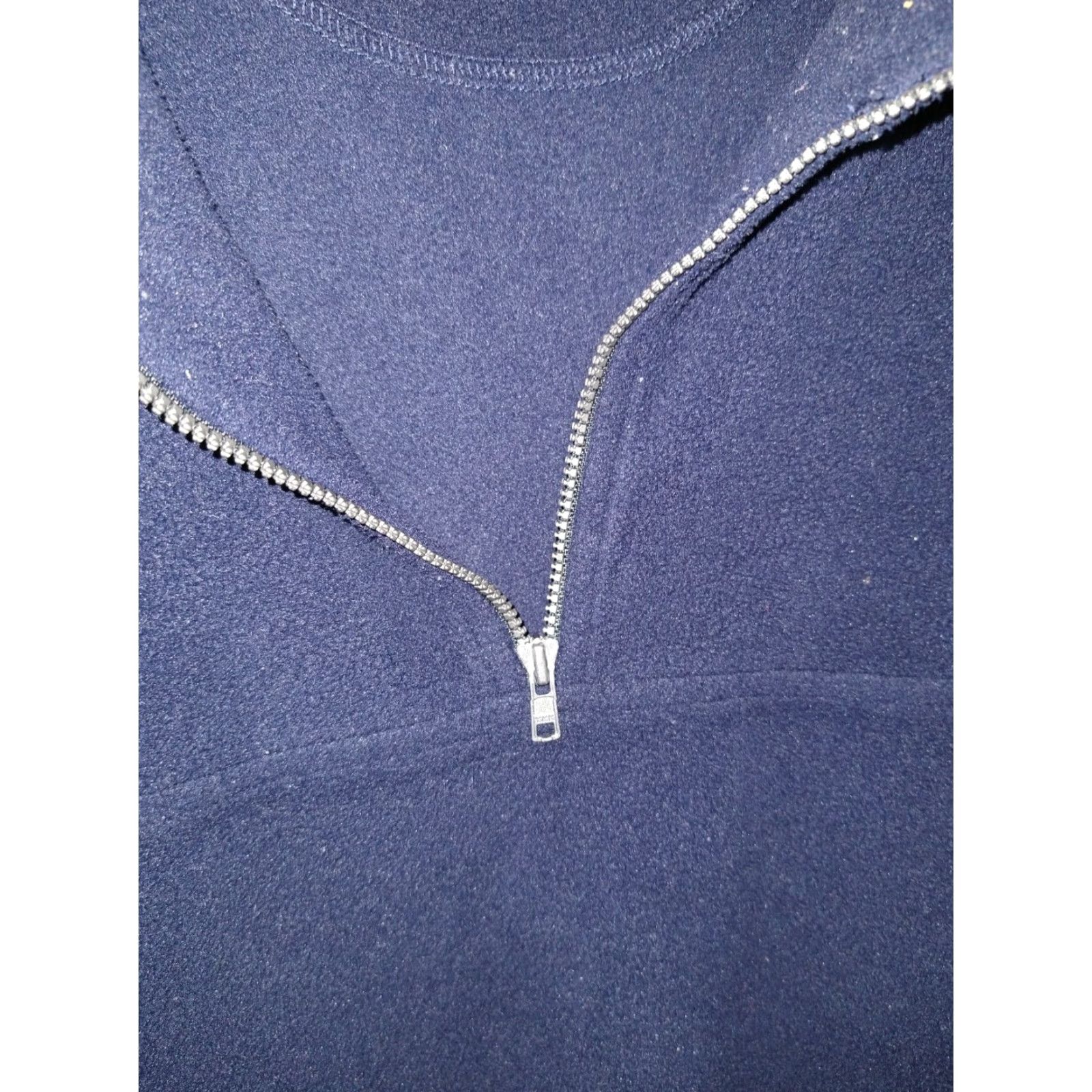 Vintage VINTAGE Callaway Golf Pullover Fleece Sweater L Navy Blue Polyester USA Made Mens Regular Long Sleeve Athletic Fit Size US L / EU 52-54 / 3 - 3 Thumbnail