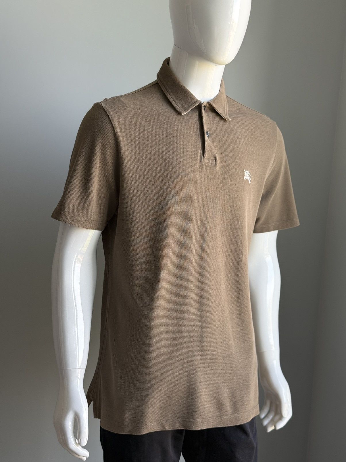 Burberry Burberry Brit Polos tee brown Nowa Check Size US XL / EU 56 / 4 - 6 Thumbnail