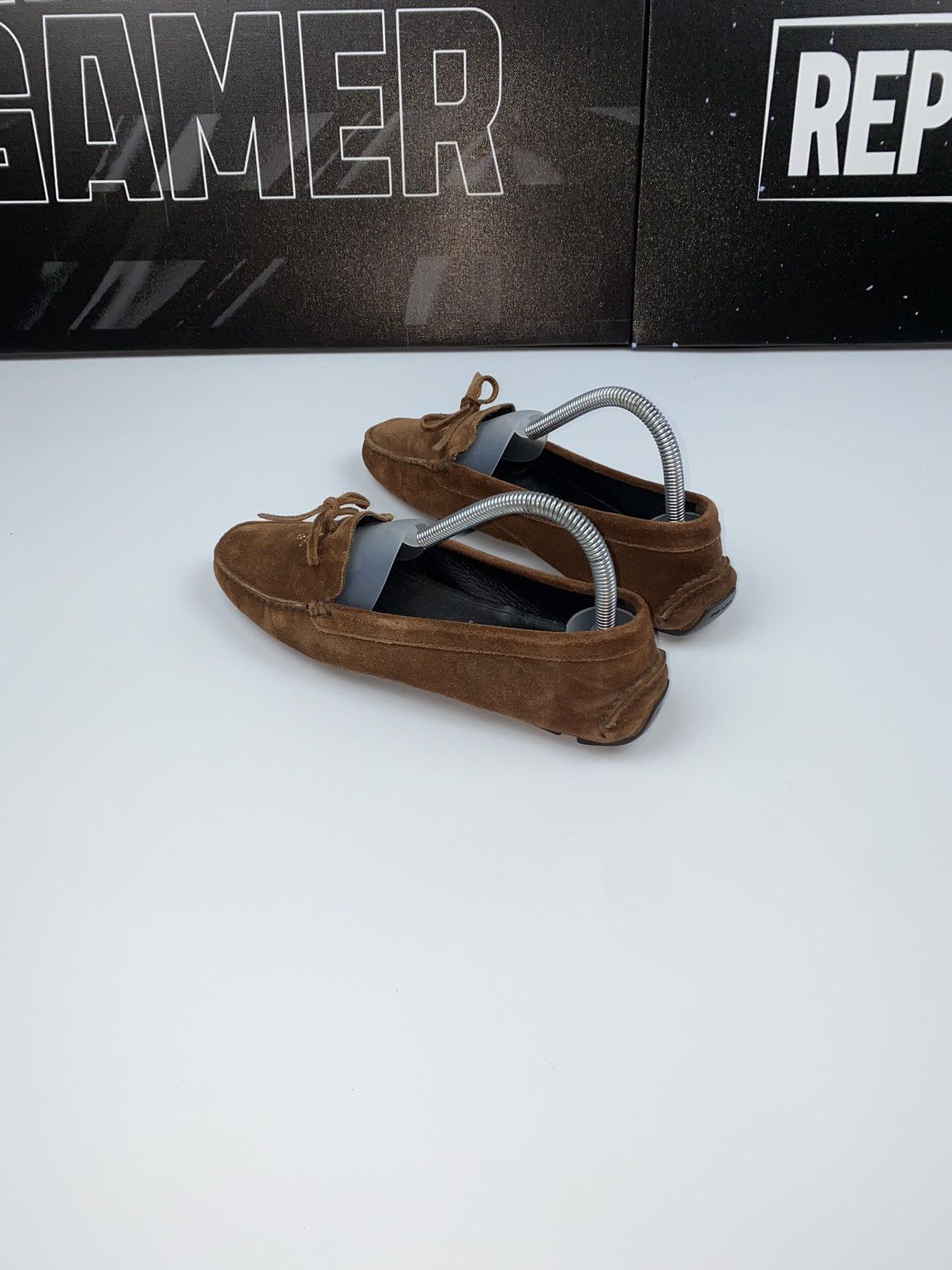 Prada 🚨 Prada MILANO vintage brown leather suede driving shoes Size US 7.5 / IT 37.5 - 9 Thumbnail