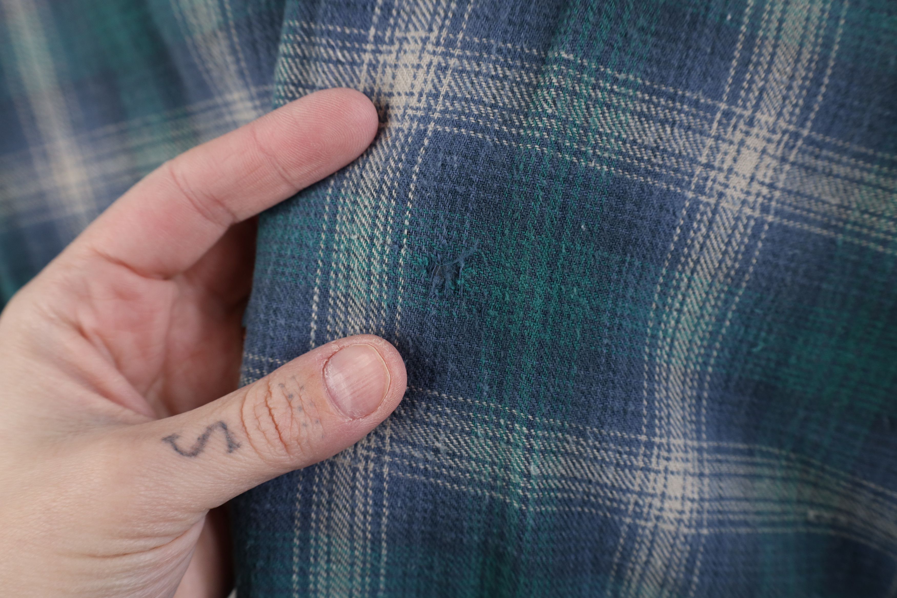 Vintage Vintage 90s Streetwear Quilted Flannel Shirt Jacket Plaid Size US XXL / EU 58 / 5 - 13 Thumbnail