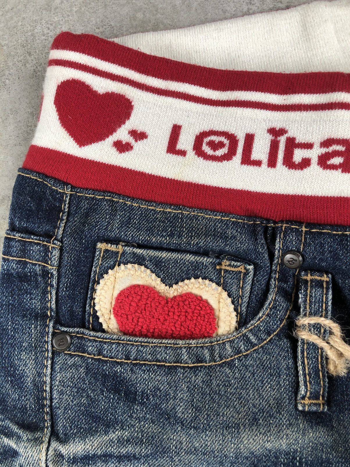 Japanese Brand Yoshitomo Nara Lolita Love Distressed Jeans Size US 32 / EU 48 - 13 Thumbnail