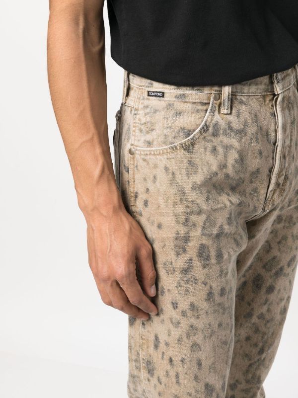 Tom Ford o1loc1c0724 Denim Pant in Leopard Size US 32 / EU 48 - 5 Thumbnail