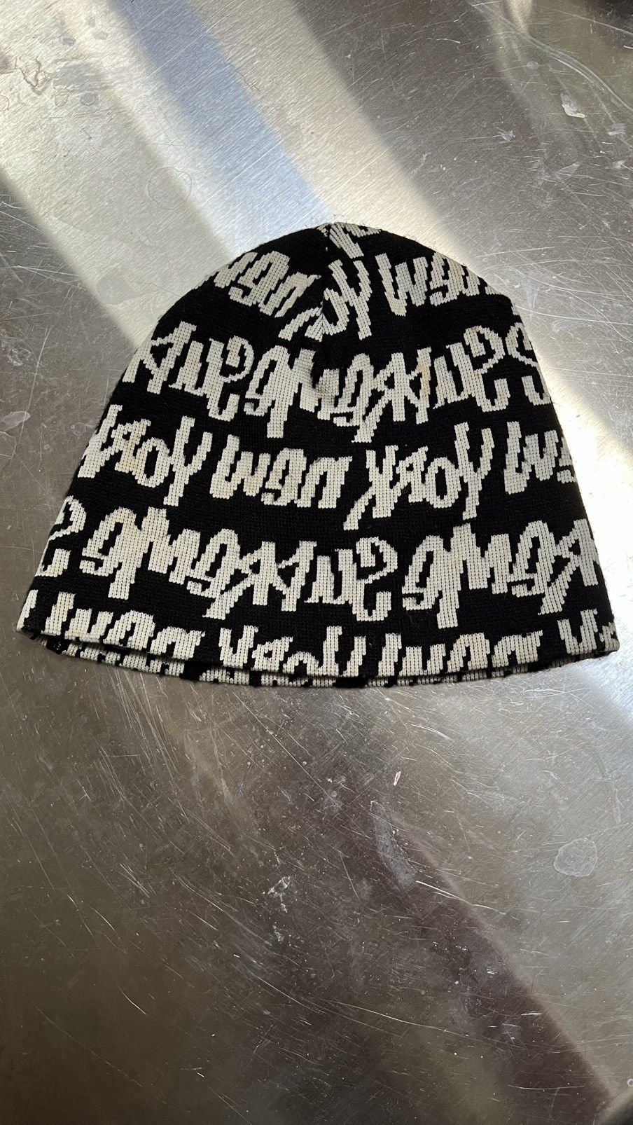 Supreme Vintage 2001 Supreme Fat Tip Beanie Size ONE SIZE - 2 Thumbnail