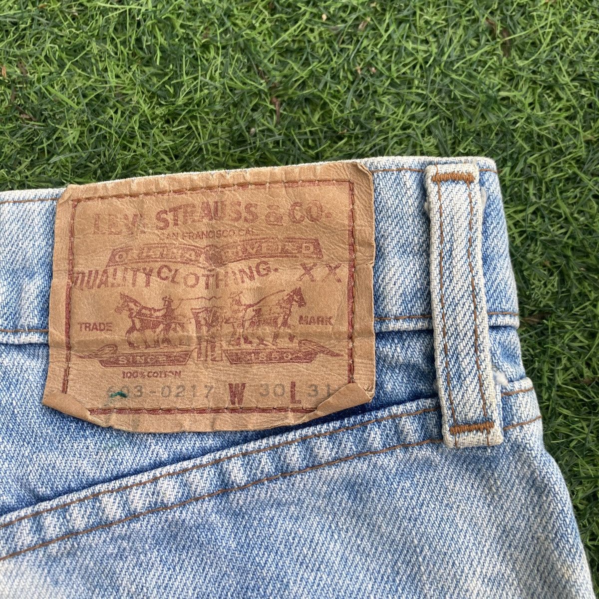 Levi's × Levi's Vintage Clothing × Vintage VINTAGE LEVI’S 90s ASIC WASH JEANS Size US 30 / EU 46 - 12 Thumbnail