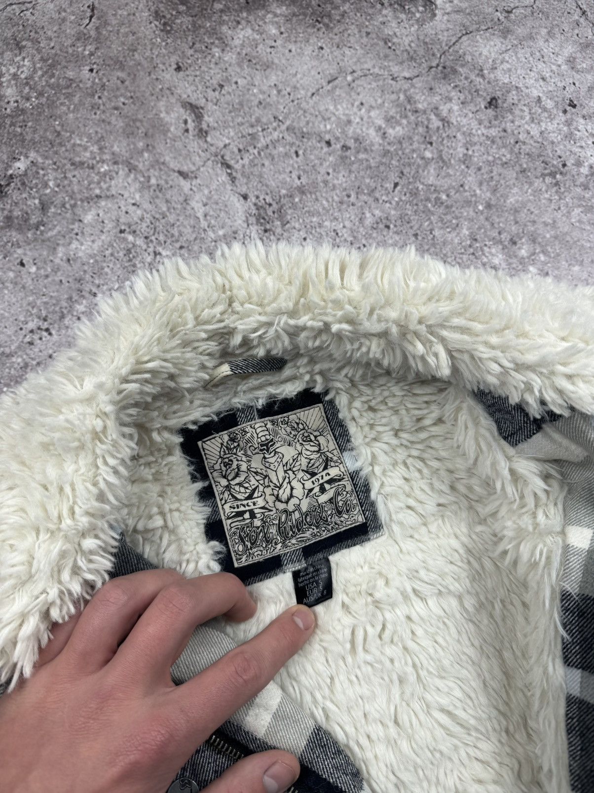 Fox Racing 00’S FOX RACING FUR Y2K BOMBER JACKET JAPANESE LGB STYLE Size S / US 4 / IT 40 - 6 Thumbnail