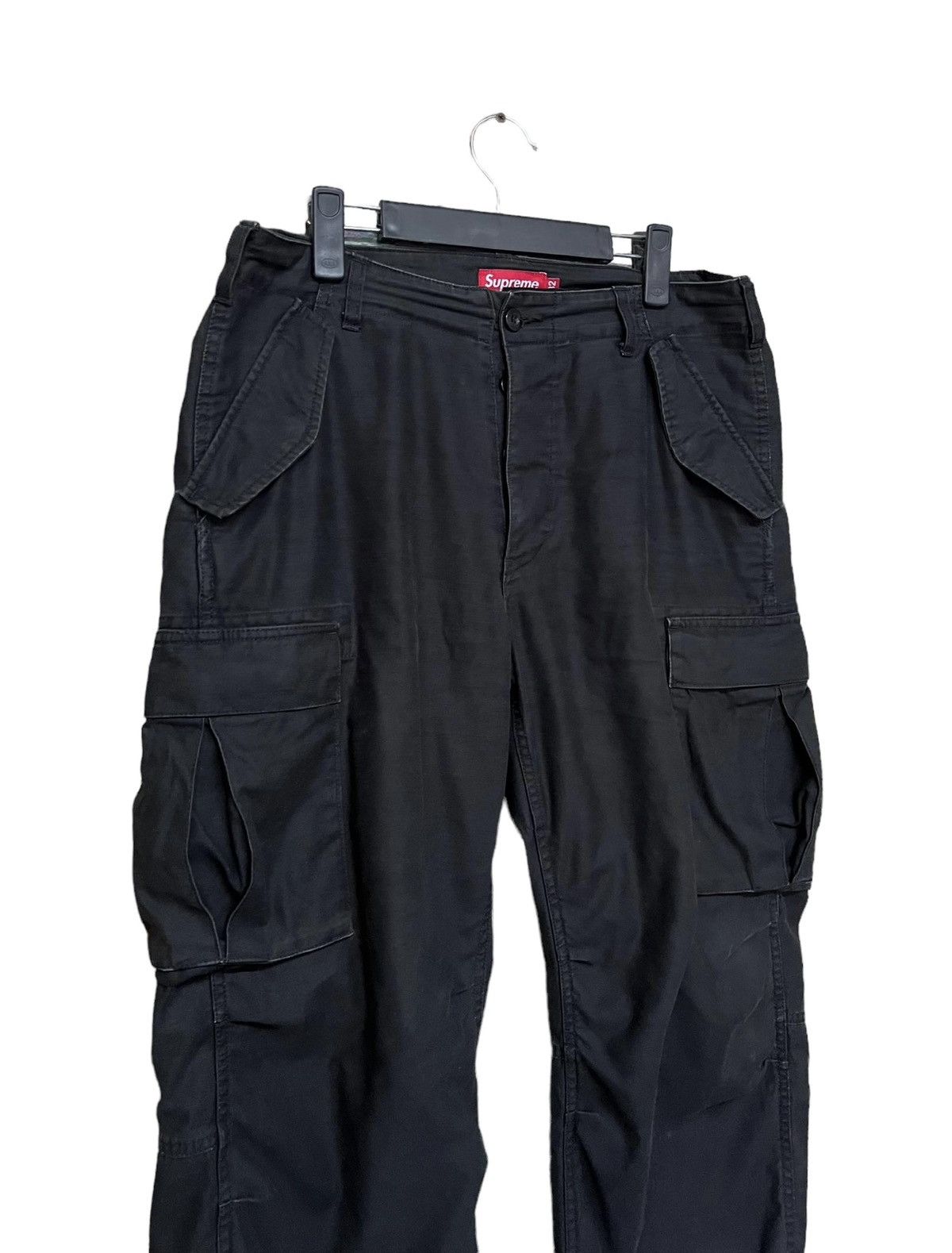Supreme Authentic🔥Supreme Cargo Pants *BLACK* Drawstring Leg Size US 32 / EU 48 - 6 Thumbnail