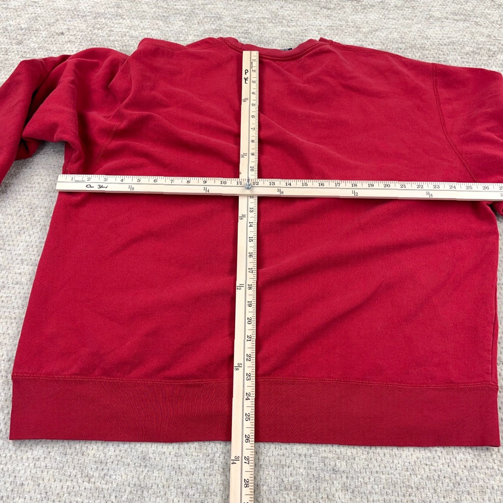 Tommy Hilfiger VINTAGE Tommy Hilfiger Sweatshirt Men XL Red Crewneck Knit Logo Embroidered 90s Retro Athletic Size US XL / EU 56 / 4 - 6 Thumbnail