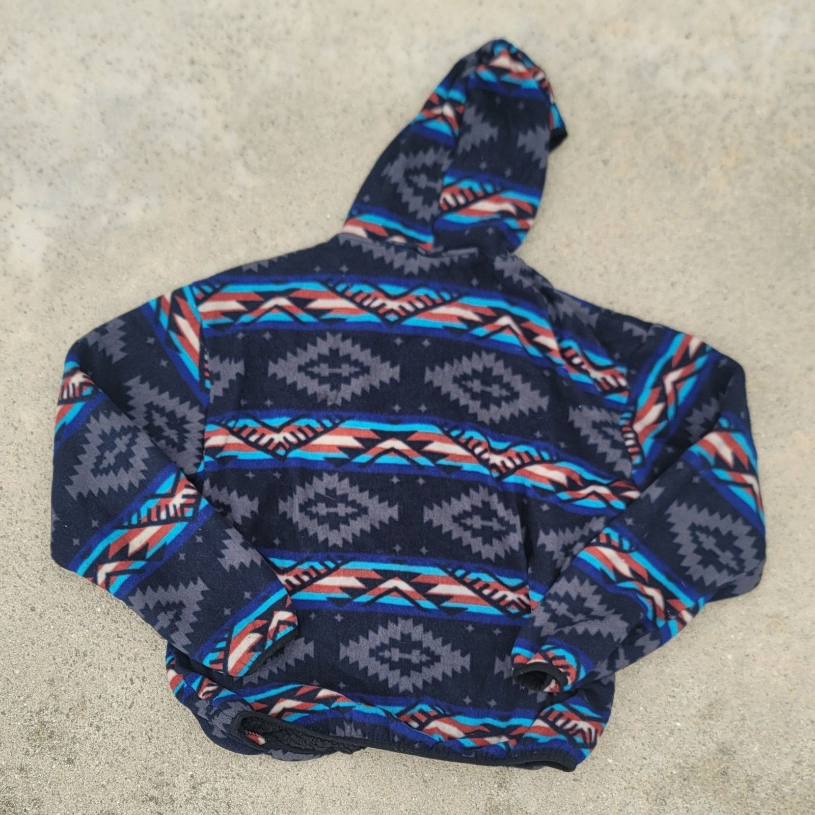 The Unbranded Brand Original Deluxe Sherpa-lined Full-Zip Aztec Tribal Hoodie Size US XL / EU 56 / 4 - 2 Thumbnail