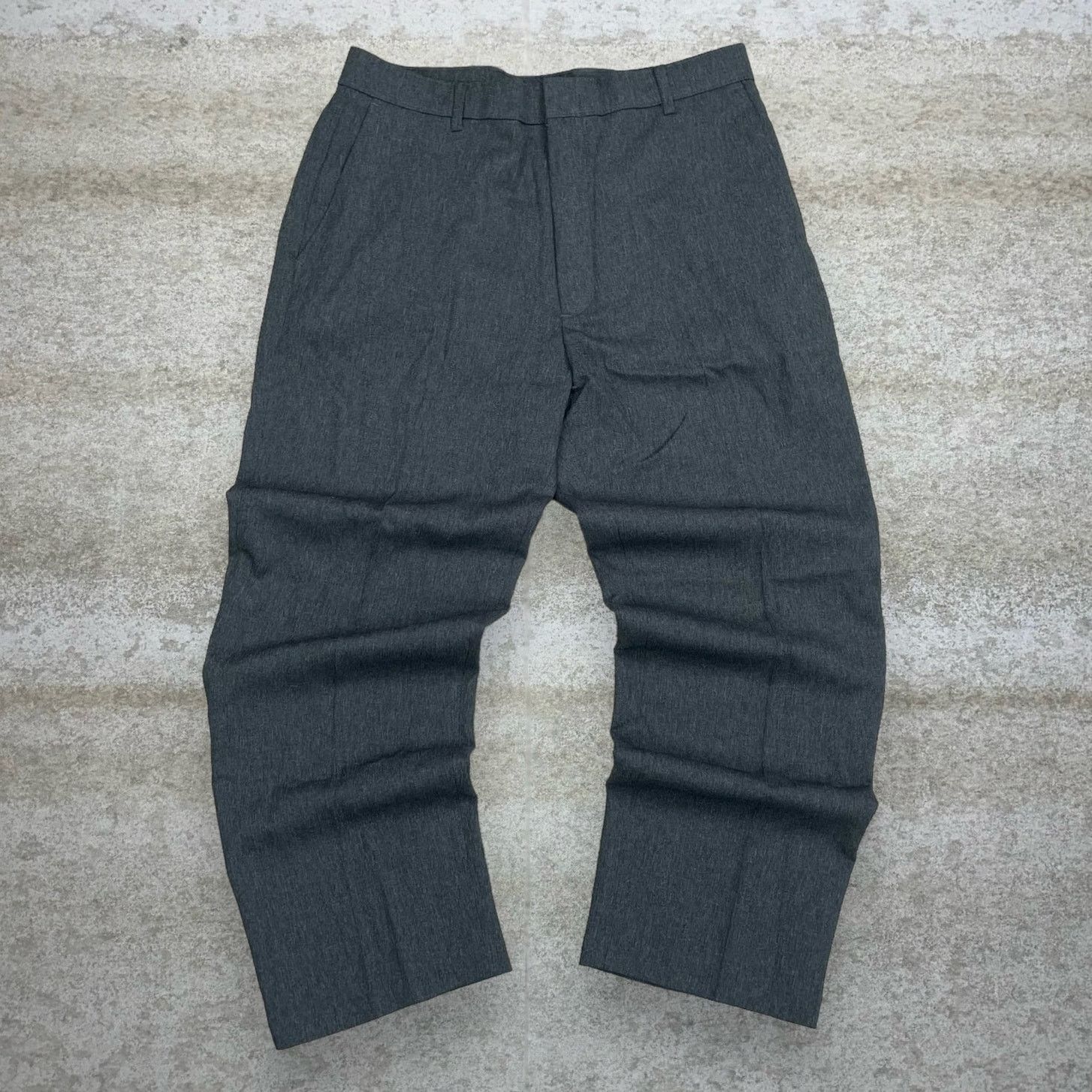 Levi's Vintage 90s Levis Dress Pants 36x30 Relaxed Iron Grey Flat Size US 36 / EU 52 - 2 Thumbnail