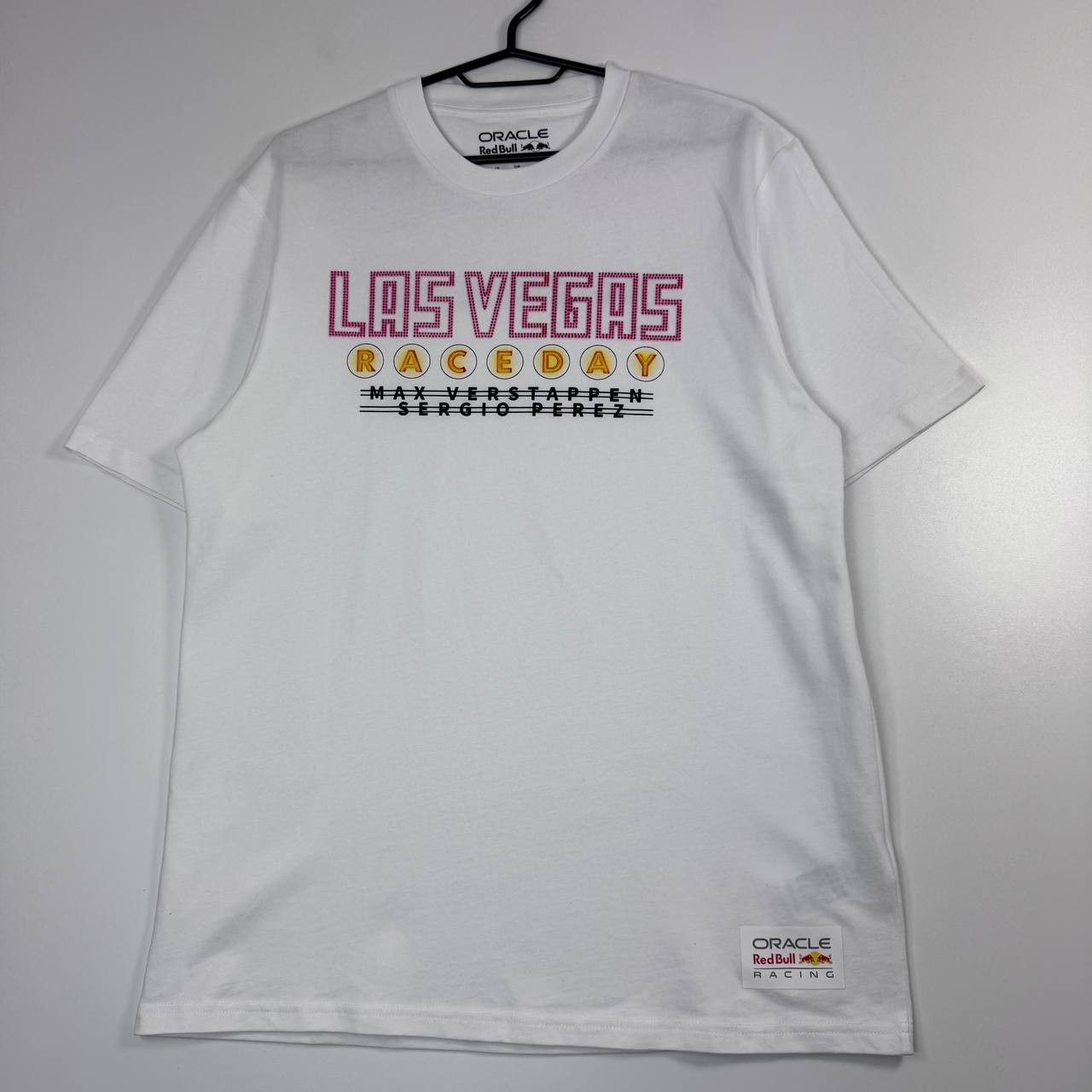Red Bull Oracle Red Bull Las Vegas Race Day T-Shirt White Mens Size L Size US L / EU 52-54 / 3 - 1 Thumbnail