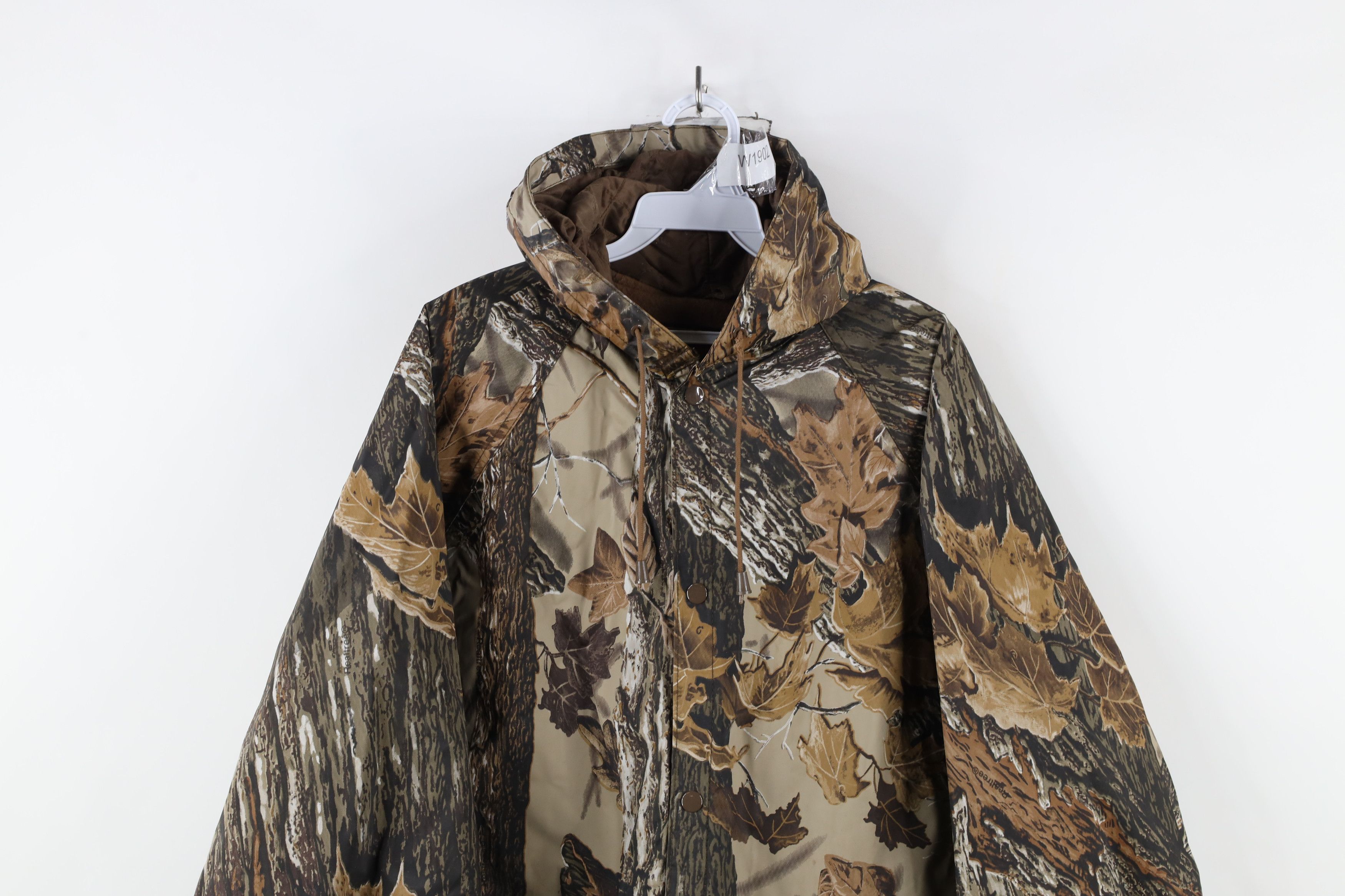 Vintage Vintage 90s Streetwear Camouflage Hooded Rain Jacket Size US M / EU 48-50 / 2 - 2 Thumbnail