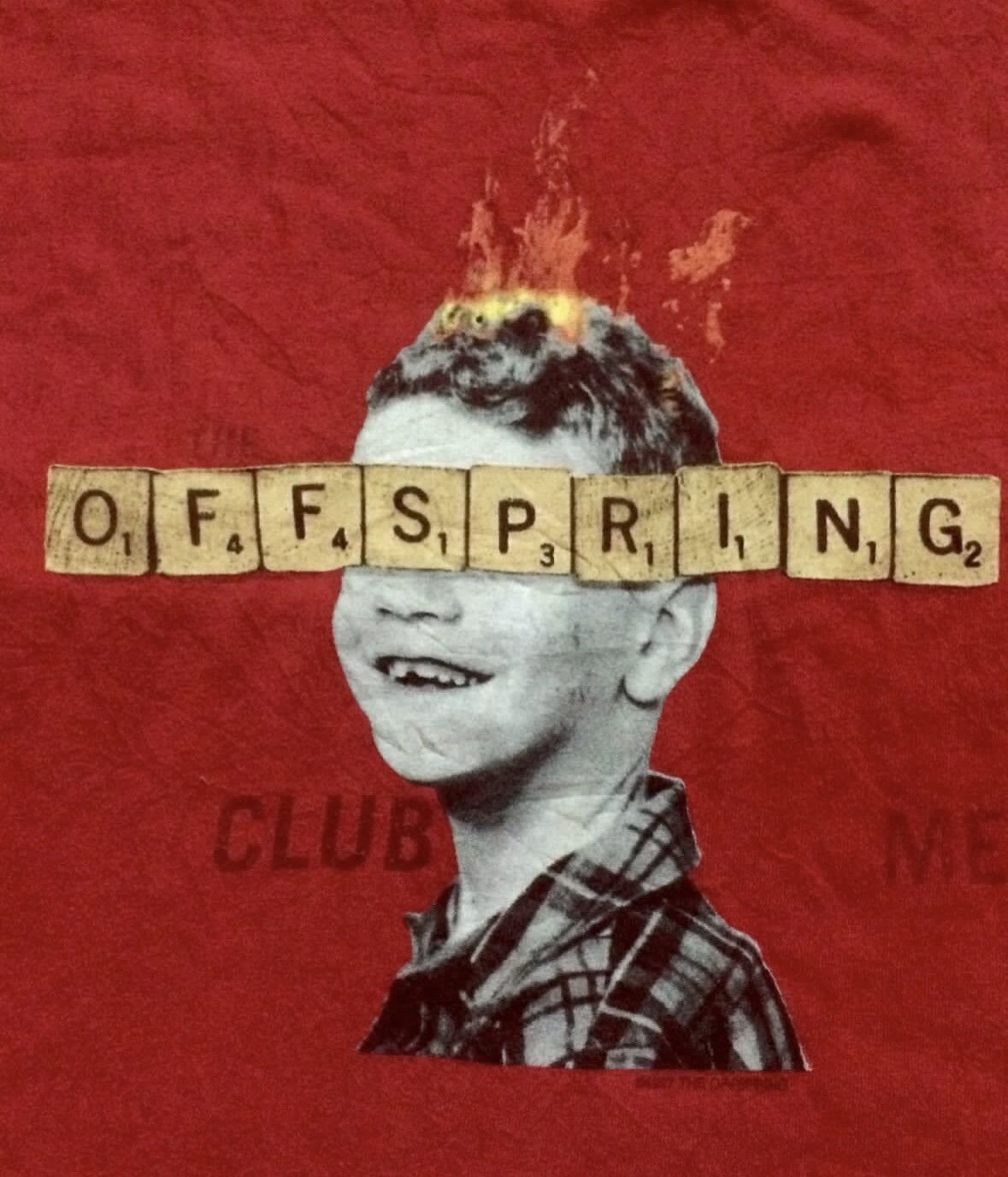 Band Tees Vintage 90's THE OFFSPRING "Club Me" Punk Rock T-shirt Size US XL / EU 56 / 4 - 3 Thumbnail