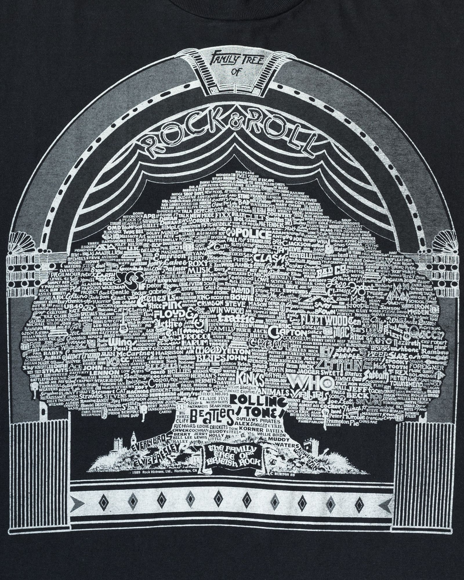 Band Tees × Vintage 1989 Single Stitch Family Tree British Rock & Roll T-Shirt Size US XL / EU 56 / 4 - 2 Thumbnail