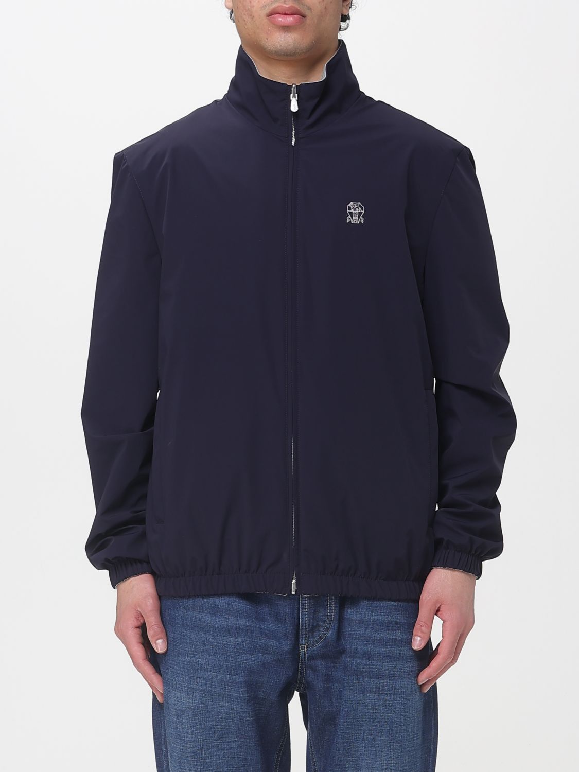 Brunello Cucinelli Brunello Cucinelli Jacket Men Navy Size US S / EU 44-46 / 1 - 1 Thumbnail