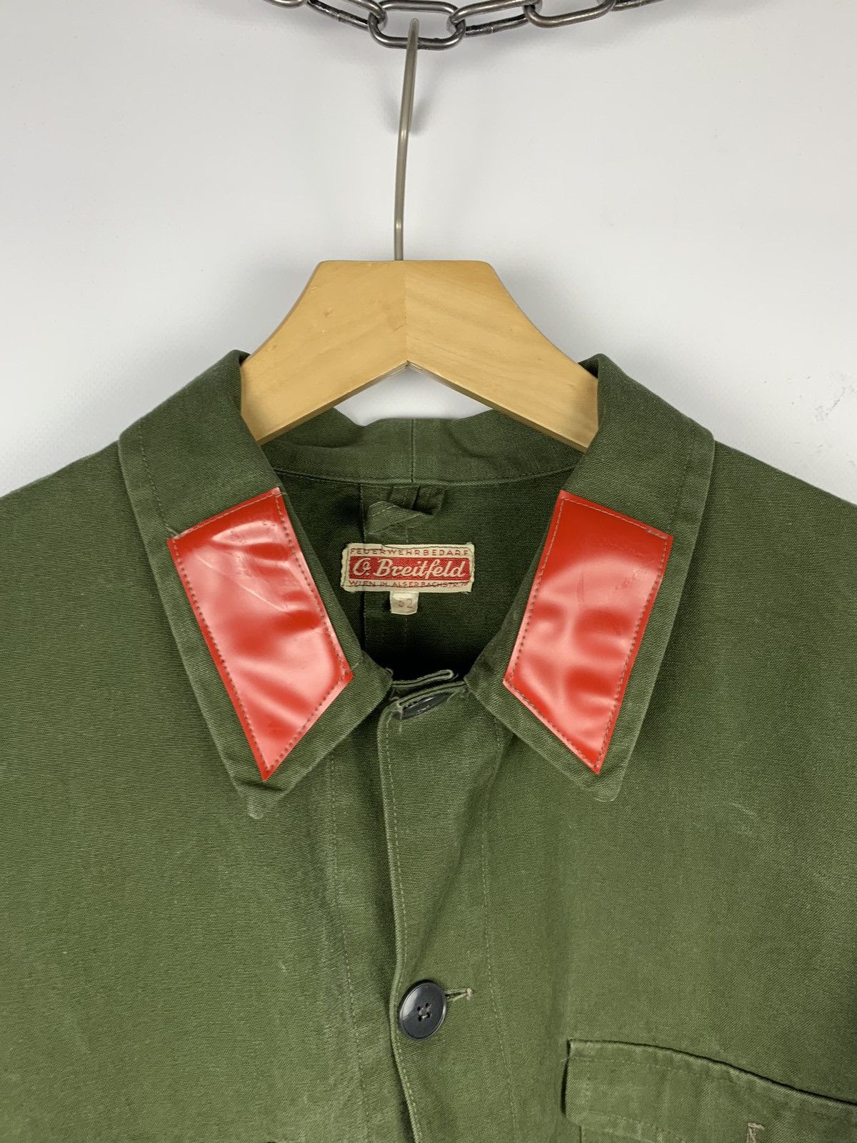 Other Vintage C. Breitfeld Khaki Military Style Jacket Men’s Sz L Size US L / EU 52-54 / 3 - 2 Thumbnail