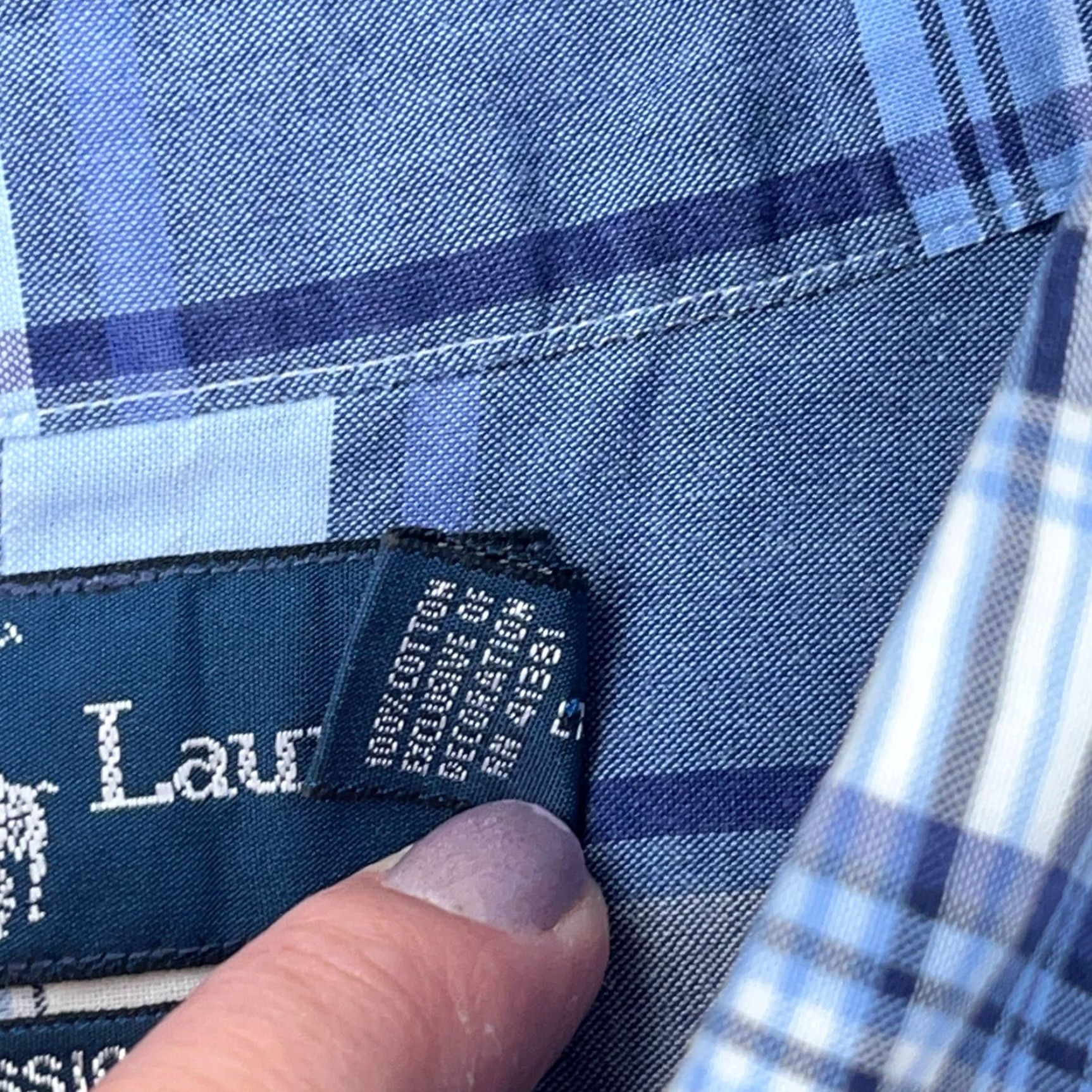 Ralph Lauren Ralph Lauren Shirt Men XL Blue Plaid Button-Up Classic Fit Tartan Cap Colorful Preppy Size US XL / EU 56 / 4 - 7 Thumbnail