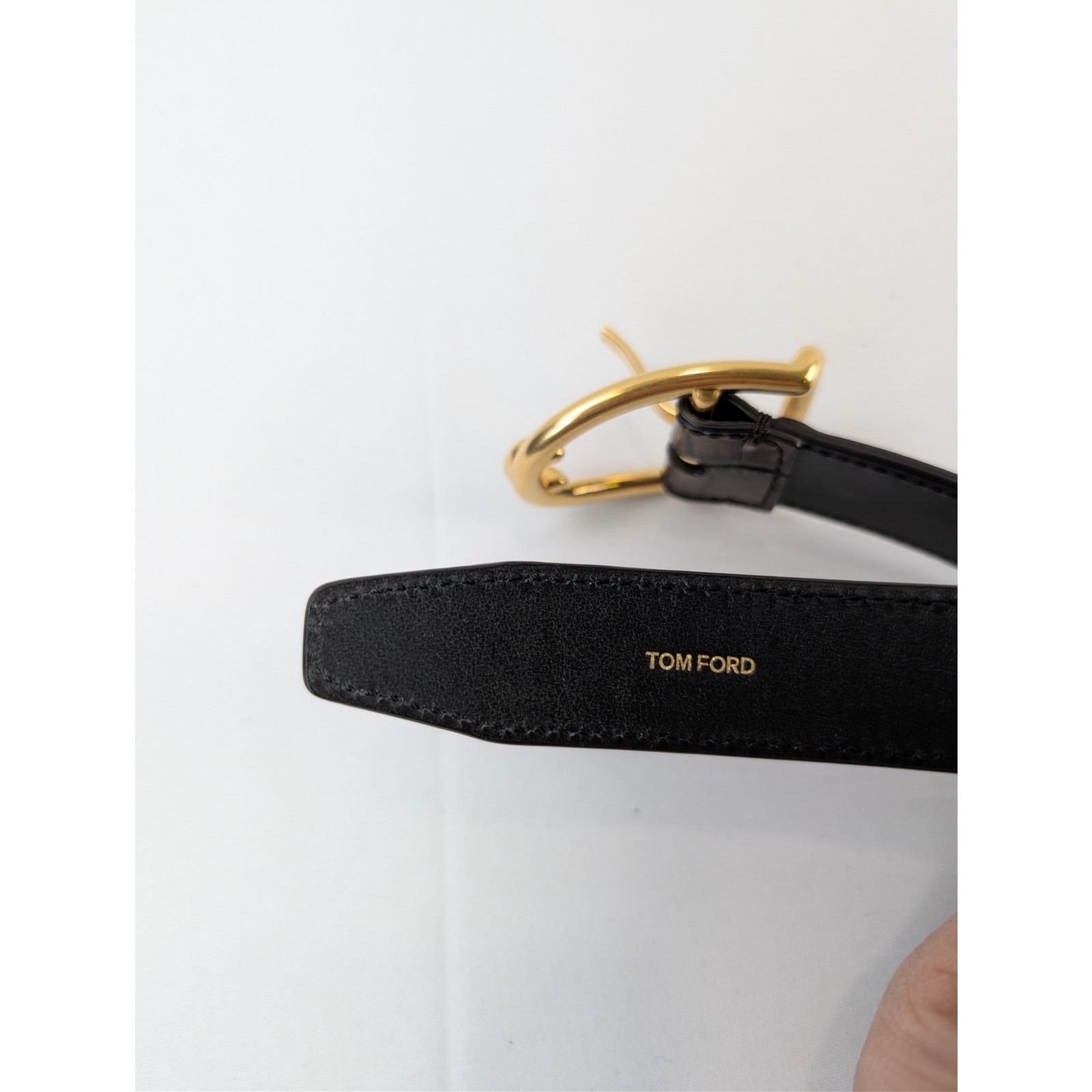 Tom Ford o1rshd1 Size: 95 / pin-buckle croc-embossed calfskin belt Size 38 - 9 Thumbnail