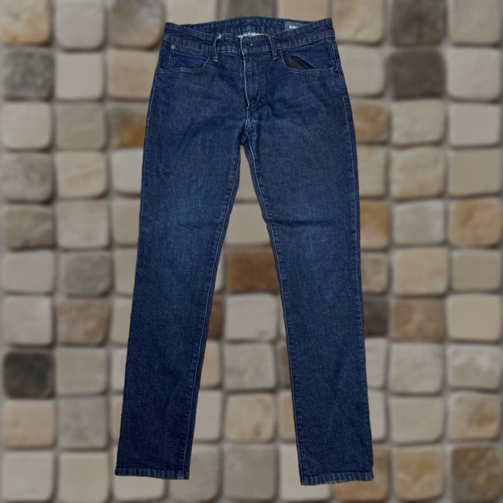 Bonobos Bonobos Jeans Mens 31 Blue Denim Cotton Low Rise Tailored Fit Straight Leg 30x31 Size US 31 - 1 Thumbnail