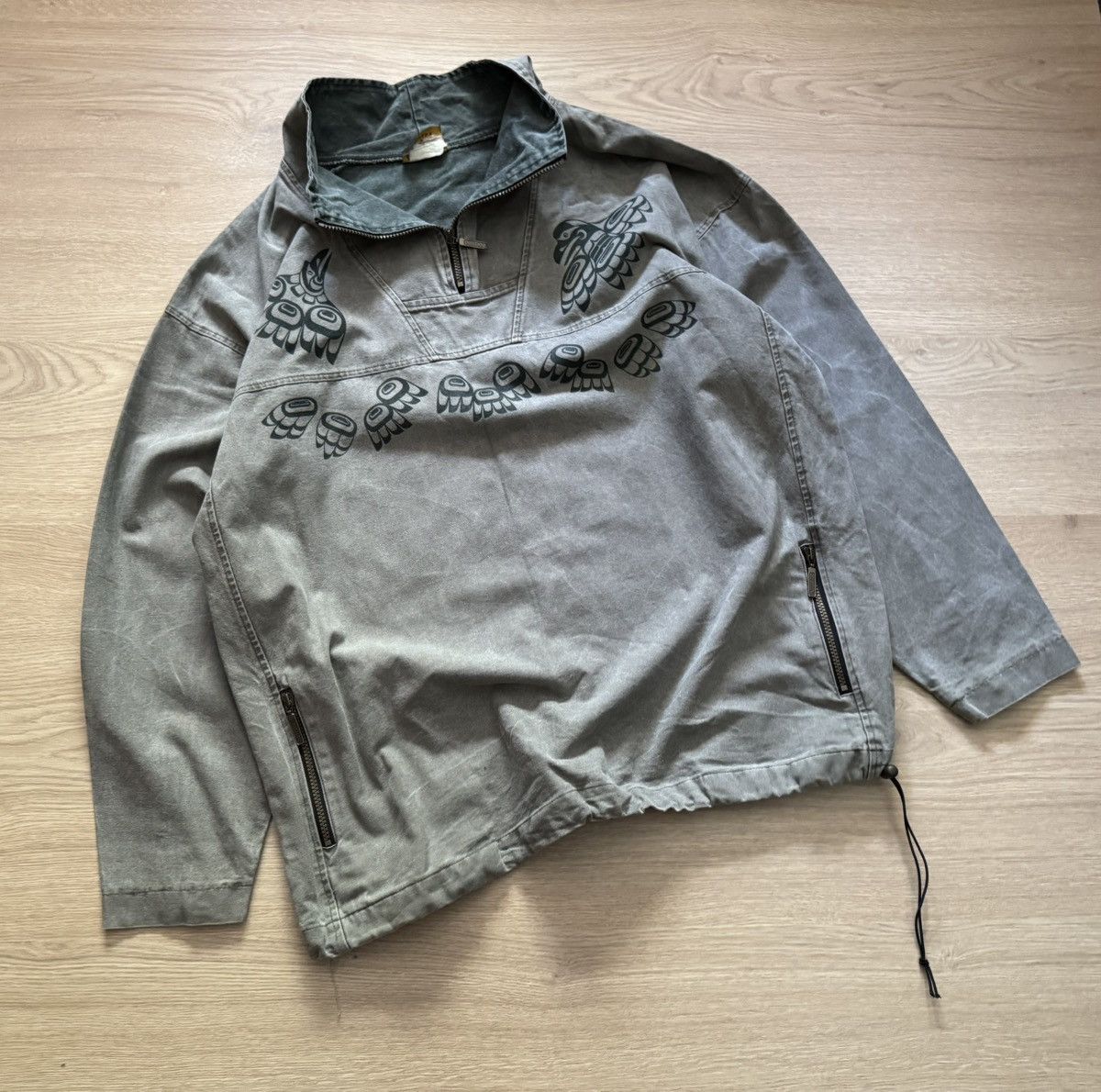 Canada West Vintage 90’s Coastline Raven Faded Made In Canada Jacket Size US XL / EU 56 / 4 - 1 Thumbnail