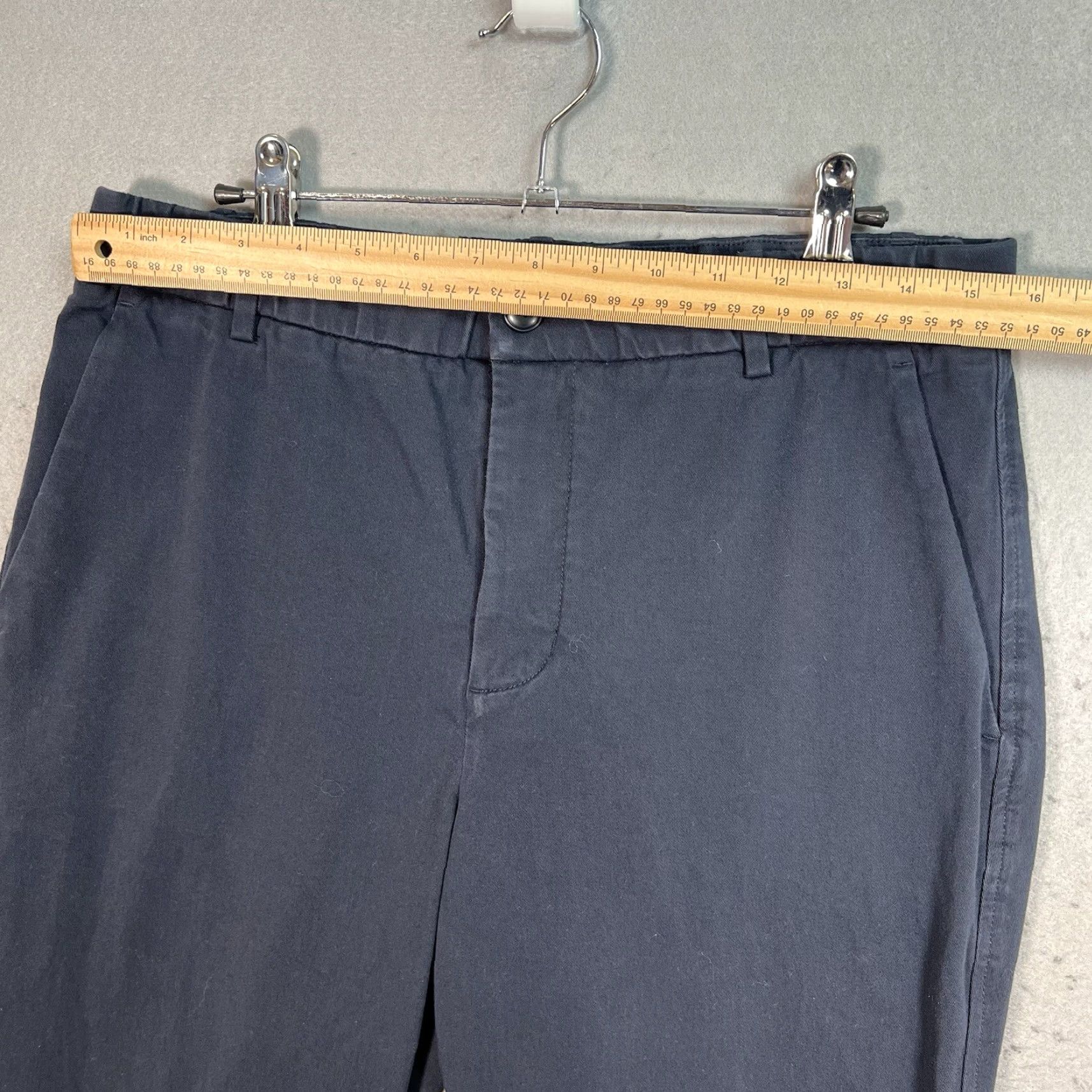 Everlane VINTAGE Everlane Slim Fit Pants Men 32 x 29 Cotton Blend Blue Chino 90s Mens Size US 32 / EU 48 - 2 Thumbnail