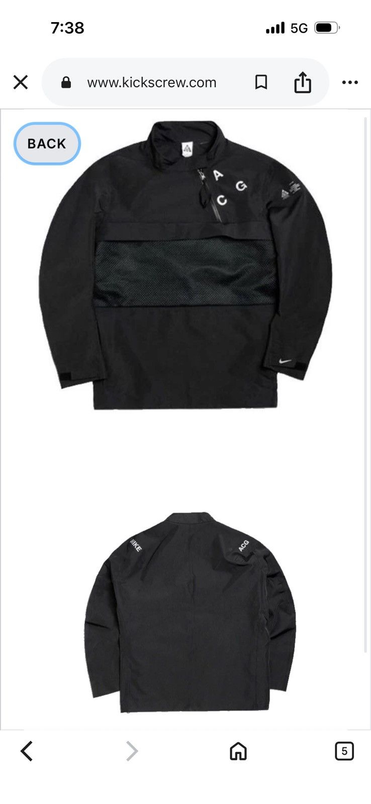 Nike ACG ACRONYM x Nike ACG x NikeLab Size US M / EU 48-50 / 2 - 2 Thumbnail