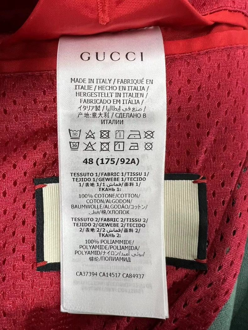 Gucci Gucci Washed old red and green stitching denim jacket 2503- Size US M / EU 48-50 / 2 - 5 Thumbnail