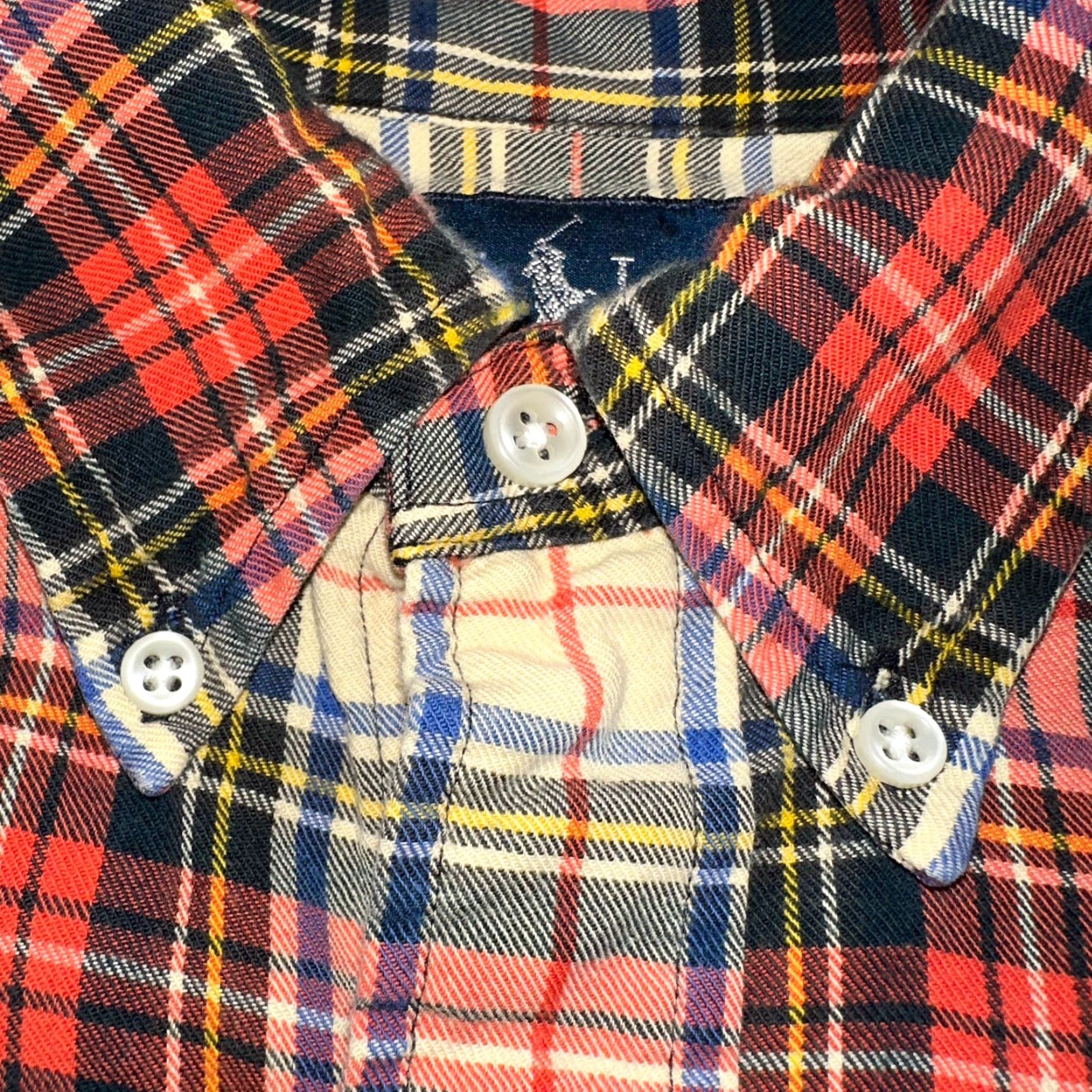 Ralph Lauren Ralph Lauren Classic Fit Shirt Plaid Button-Down XL Red Cotton Wool Blend Long Sleeve Mens Size US XL / EU 56 / 4 - 3 Thumbnail