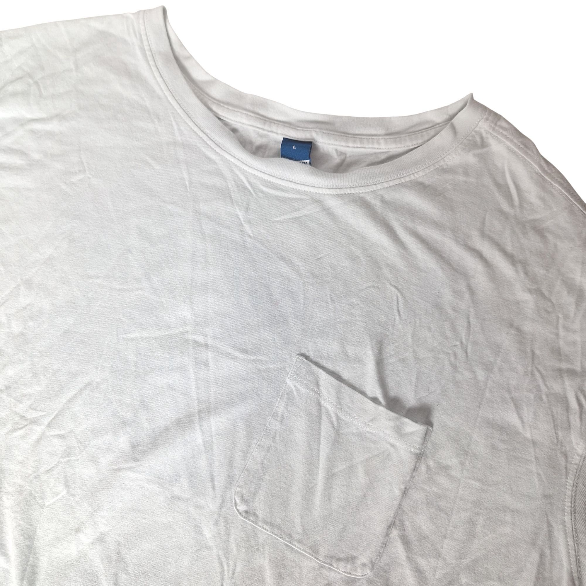 Old Navy Old Navy Womens White Pocket T-Shirt Size L Oversized Short Size L / US 10 / IT 46 - 1 Thumbnail
