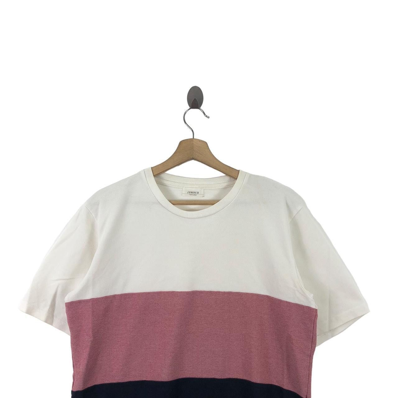 Other JUNRED TOKYO JAPAN Takahashi Striped Tee Shirt Plain Top Size M / US 6-8 / IT 42-44 - 3 Thumbnail