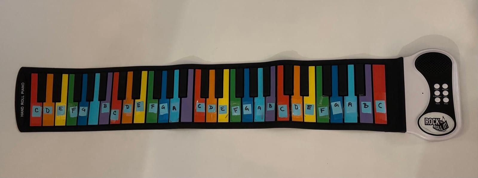 Other Roll up rainbow piano Size ONE SIZE - 2 Thumbnail