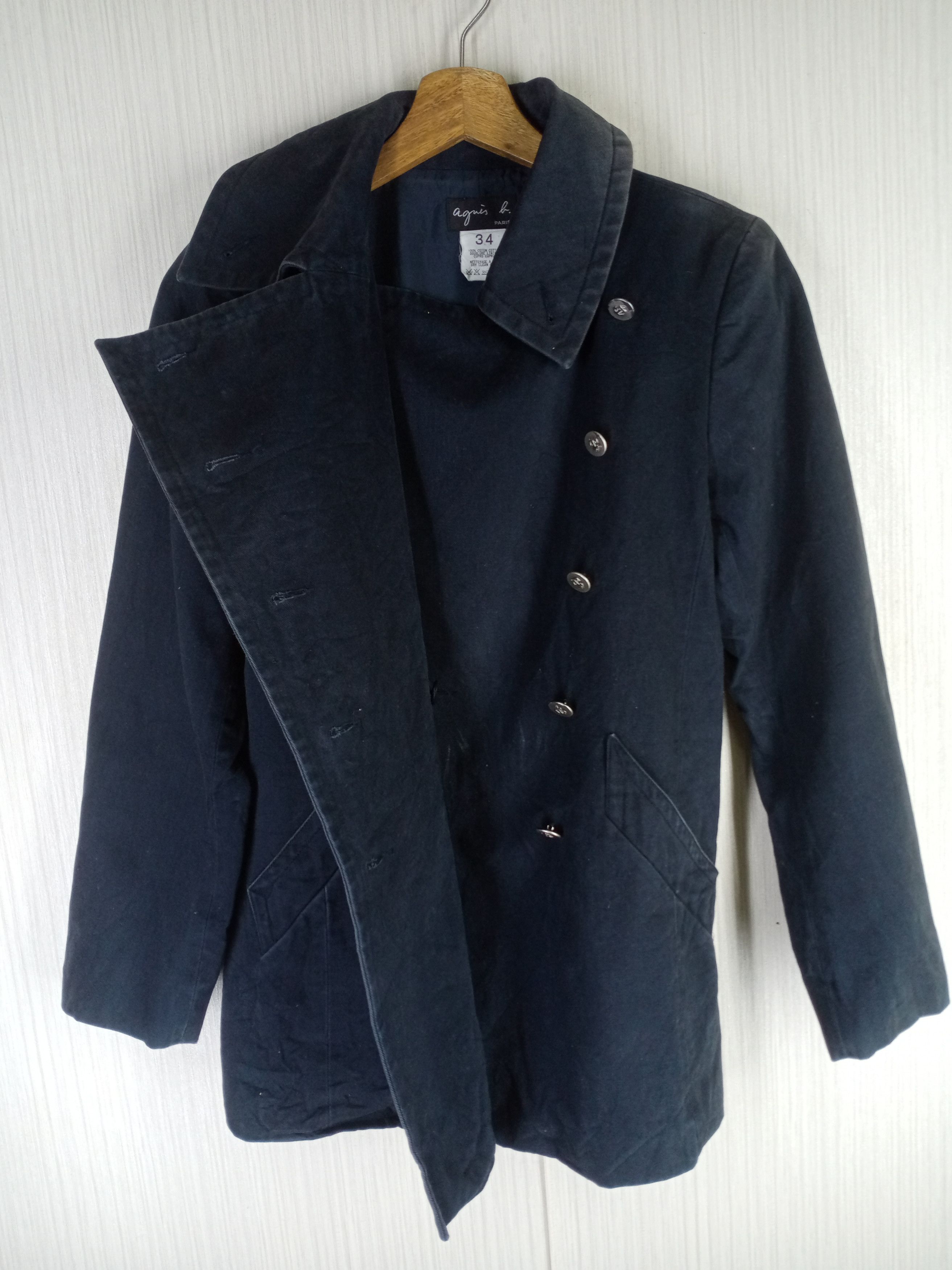 agnes b. Rare Vintage Agnes B. Double Breasted Jacket Size US S / EU 44-46 / 1 - 5 Thumbnail