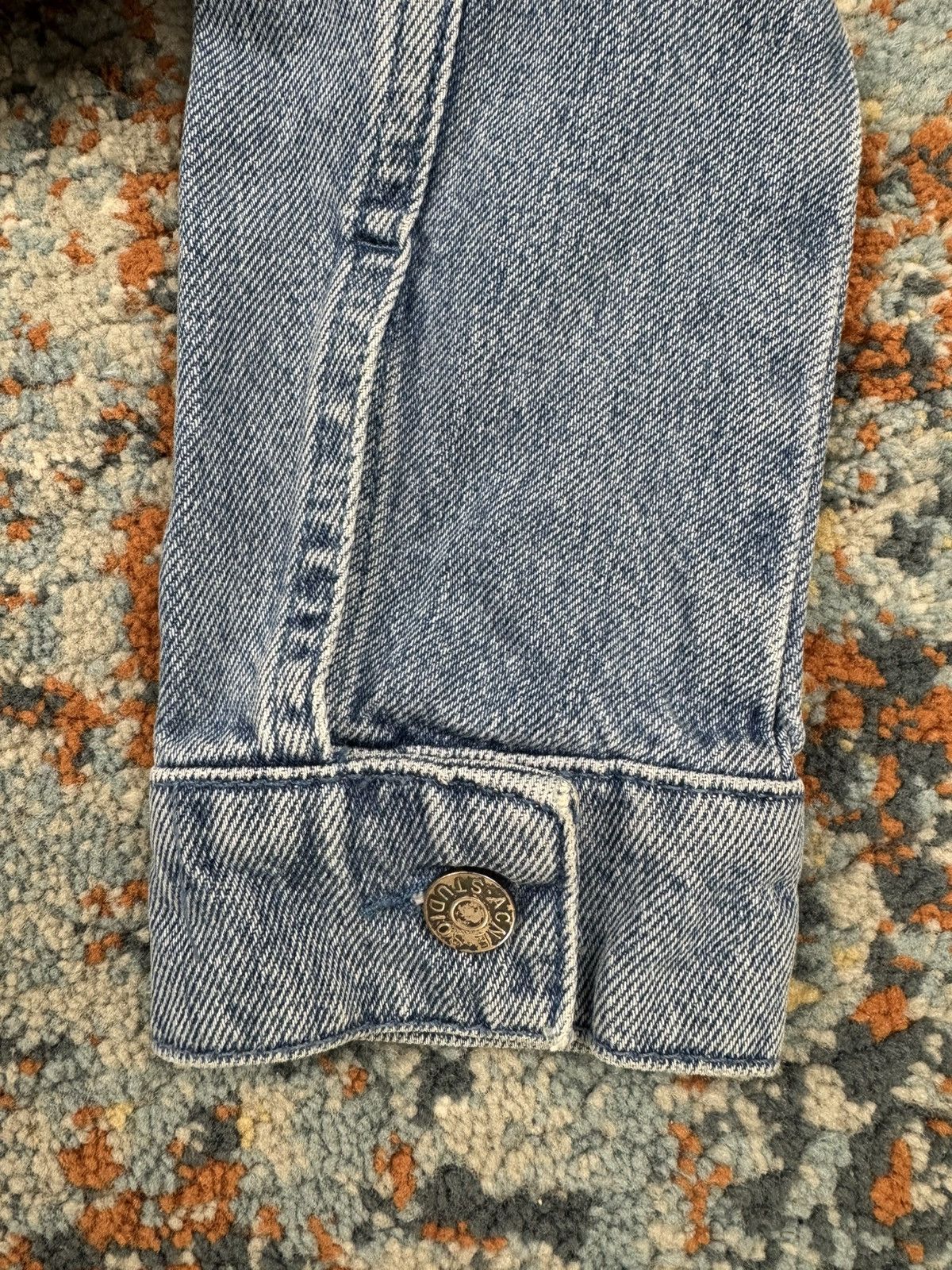 Acne Studios Vintage 00s Acne Studios Tag Light cropped denim jacket Size XS / US 0-2 / IT 36-38 - 11 Thumbnail