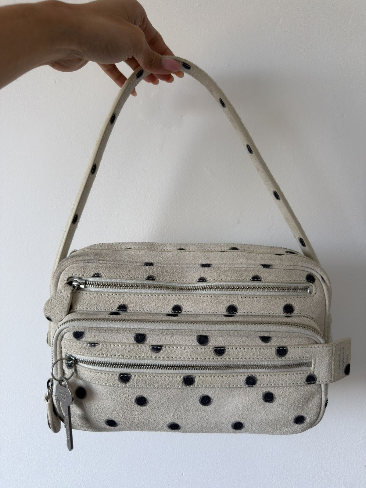 Acne Studios Acne Studios Camero Runway Bag Polka Dot Suede Limited Ed. Size ONE SIZE - 14 Thumbnail