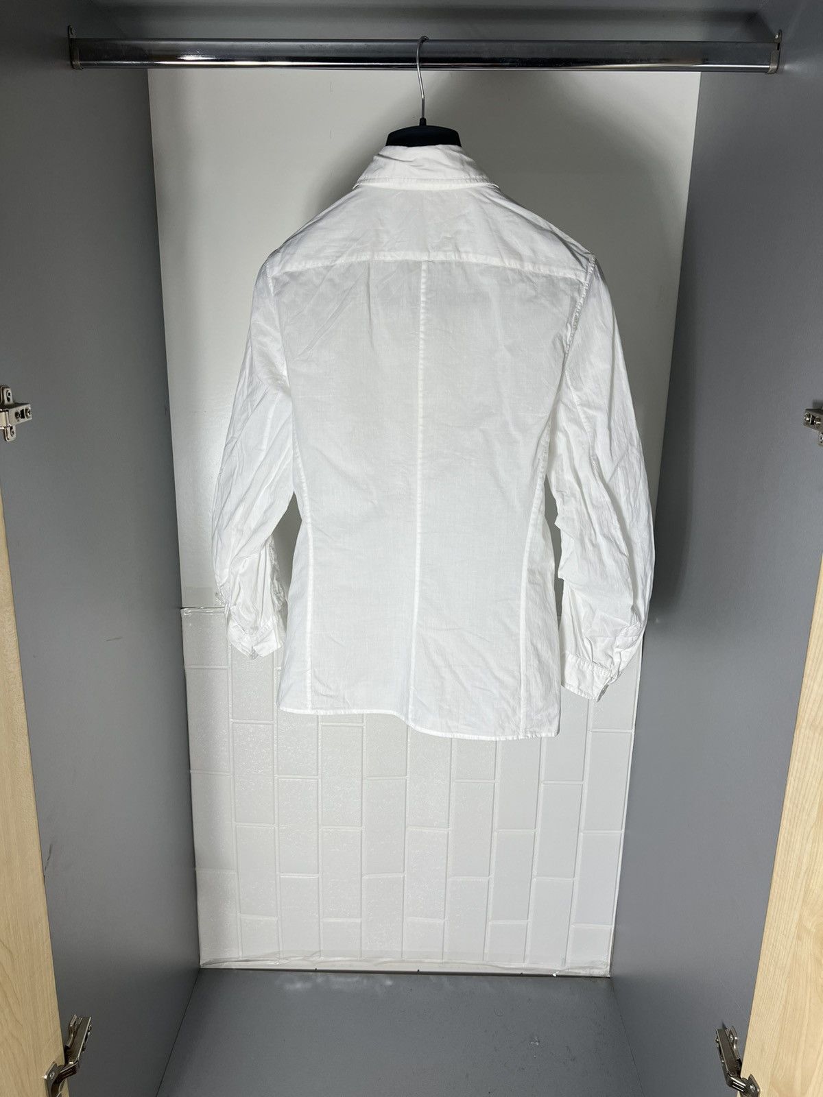 Ann Demeulemeester VERY RARE ANN DEMEULEMEESTER CLASSIC DESIGNER SHIRT LUXURY Size XS / US 0-2 / IT 36-38 - 10 Thumbnail