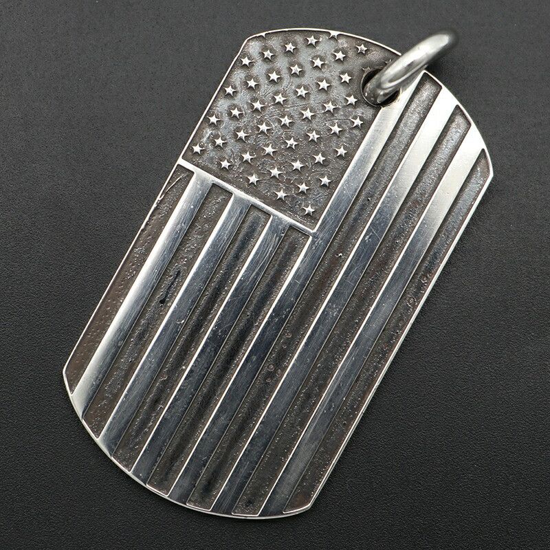 Chrome Hearts Chrome Hearts USA Flag Dog Tag Size ONE SIZE - 1 Thumbnail