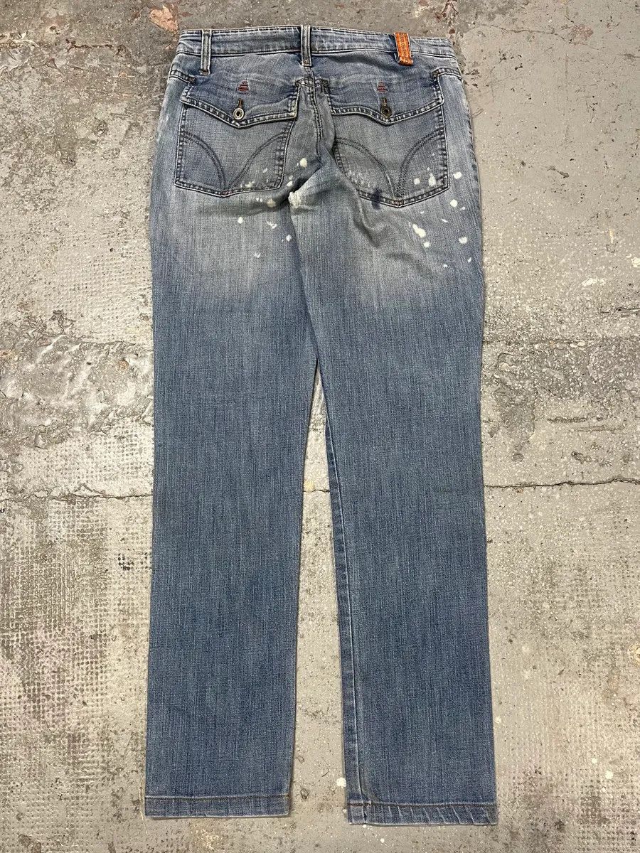 Dolce & Gabbana × Vintage SS2006 Dolce Gabbana Blue Distressed Denim Jeans Size US 32 / EU 48 - 5 Thumbnail